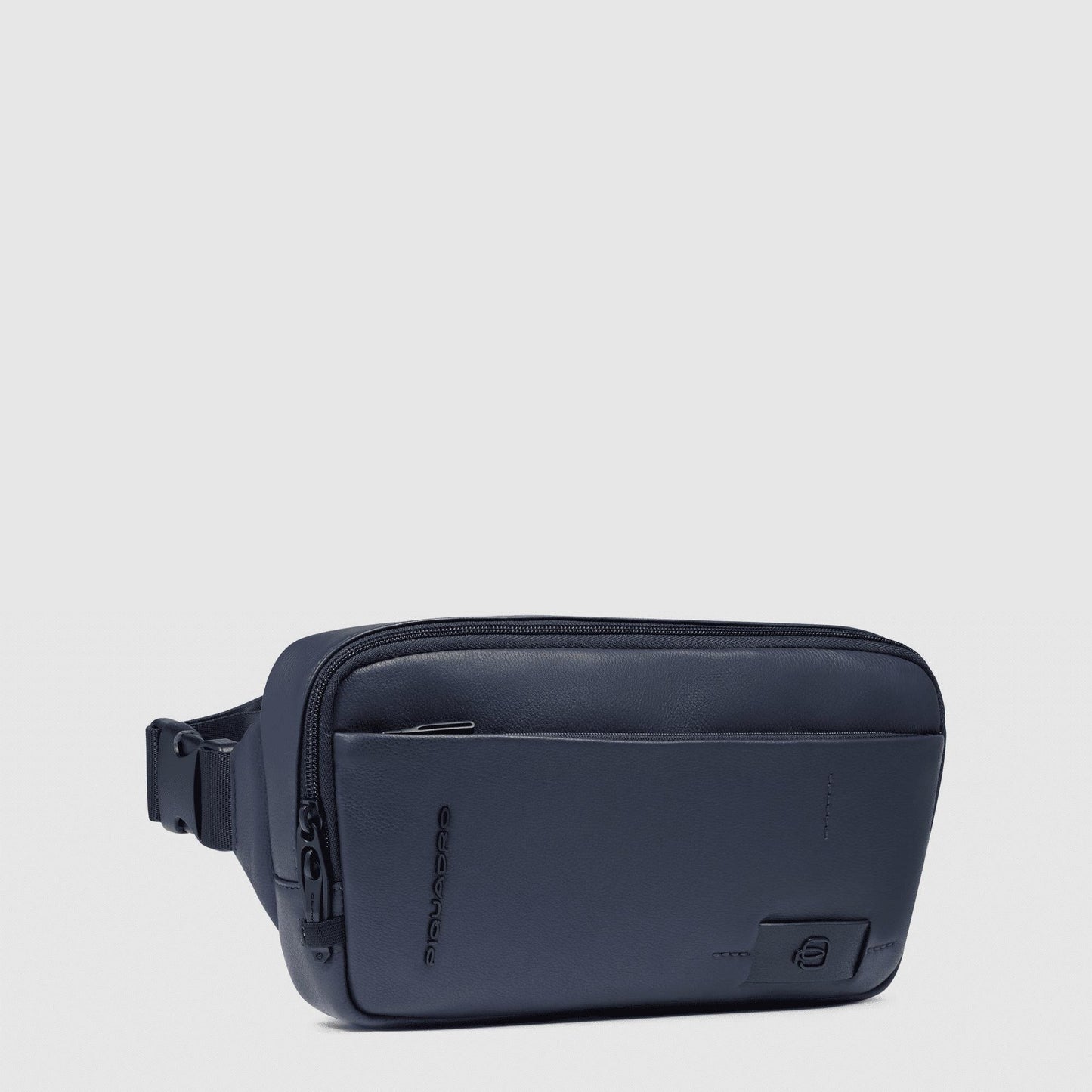 PIQUADRO Marsupio uomo in pelle Blu 