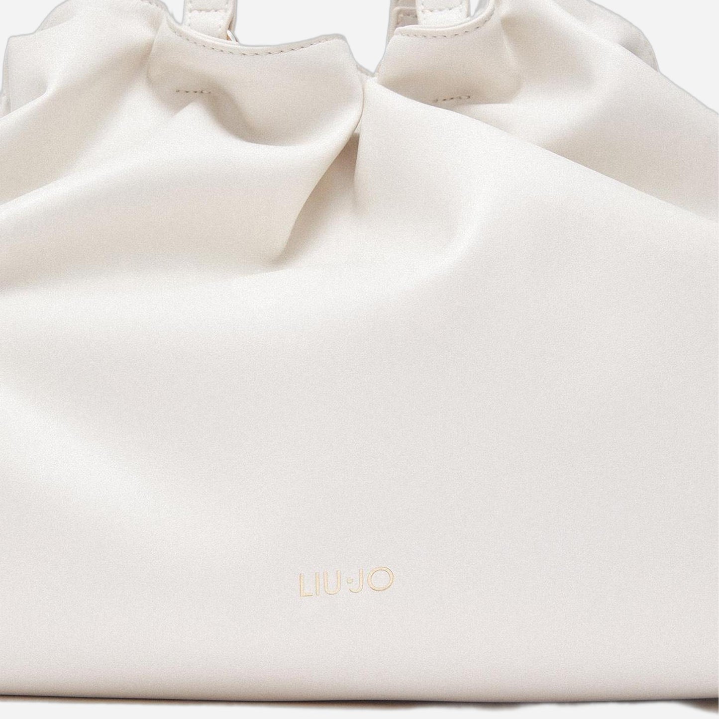LIU JO Borsa a spalla Riccy grande CREAM 