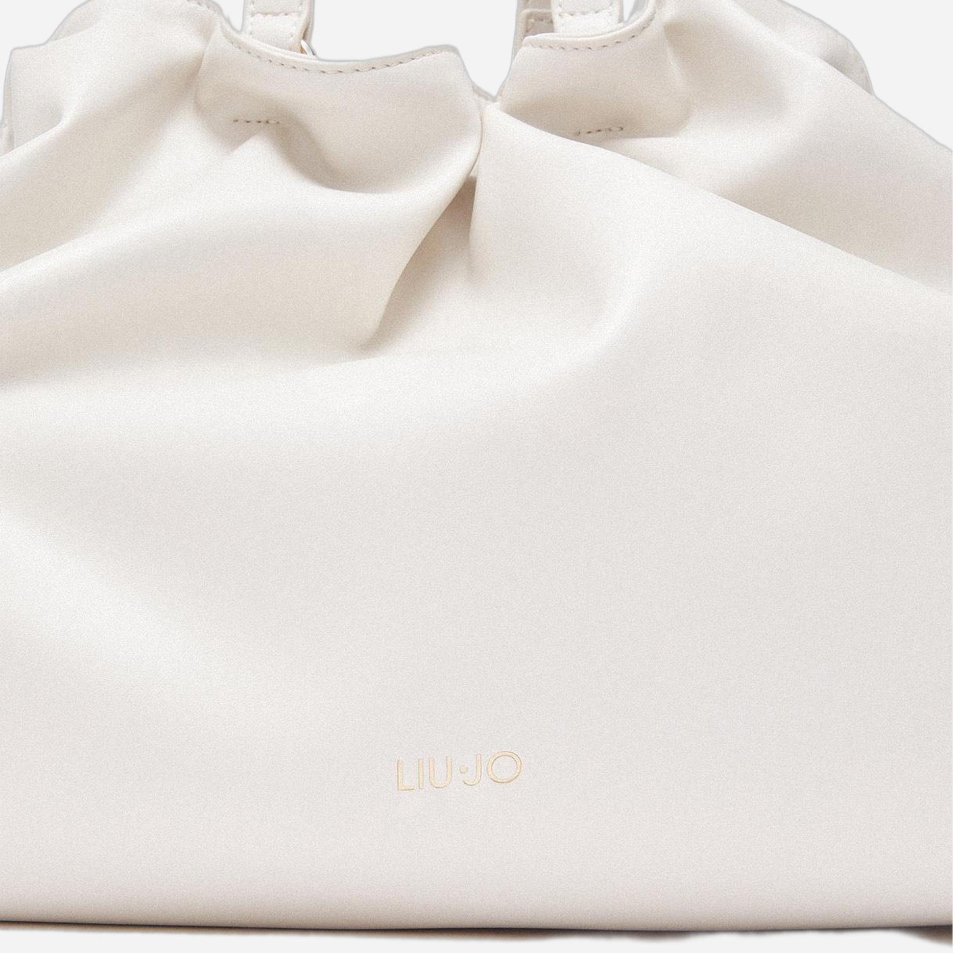 LIU JO Borsa a spalla Riccy grande CREAM 