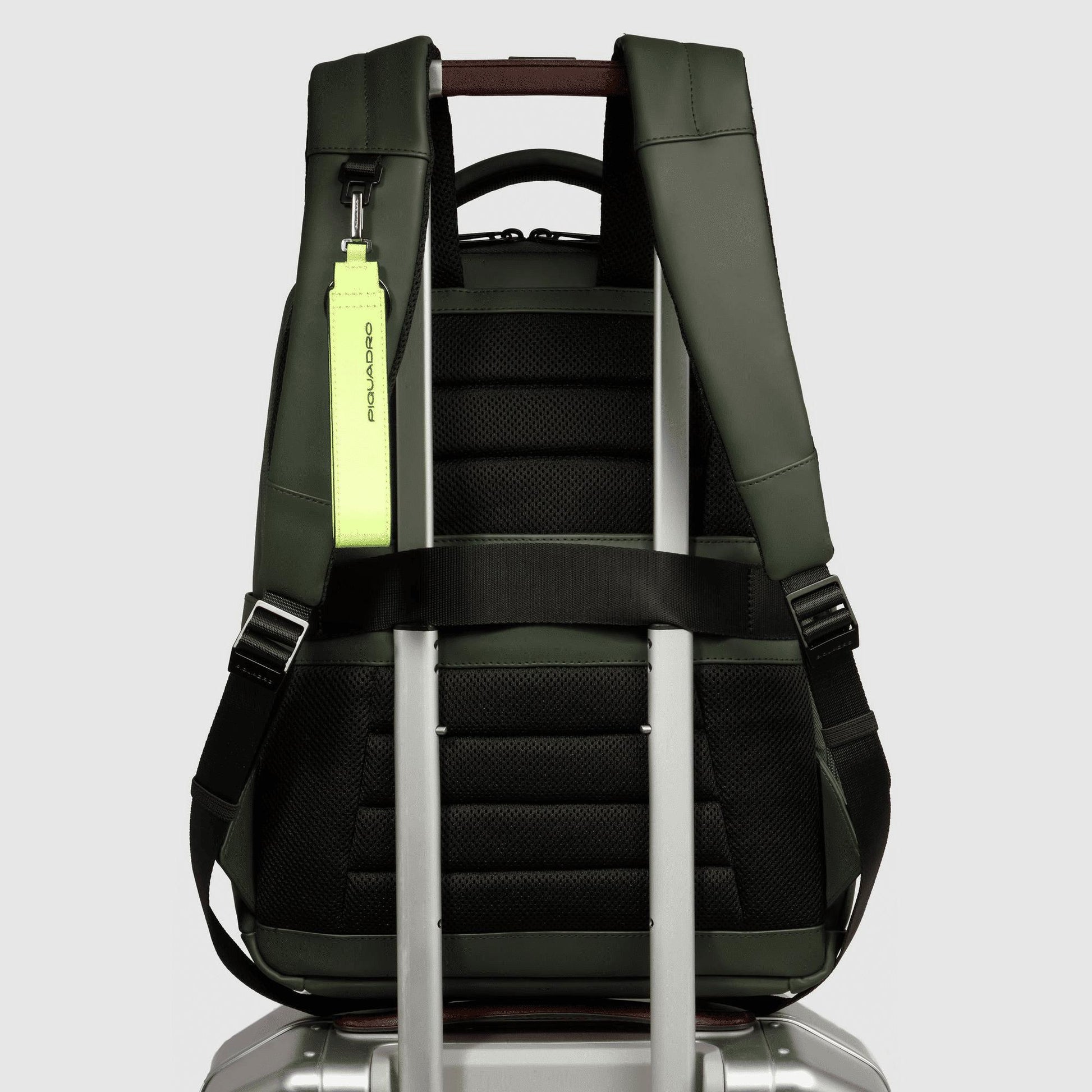 PIQUADRO Zaino uomo resistente all'acqua porta pc e iPad® Verde 