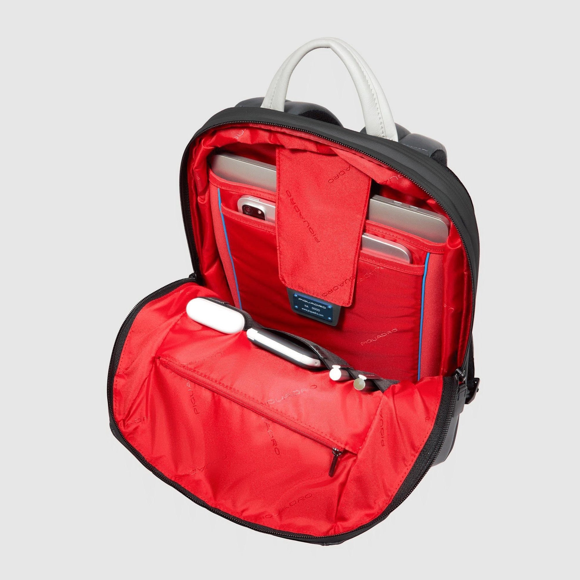 PIQUADRO Zaino uomo porta pc e porta iPad® Grigio/nero 