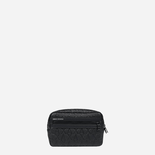 ARMANI EXCHANGE beauty case uomo BLACK 