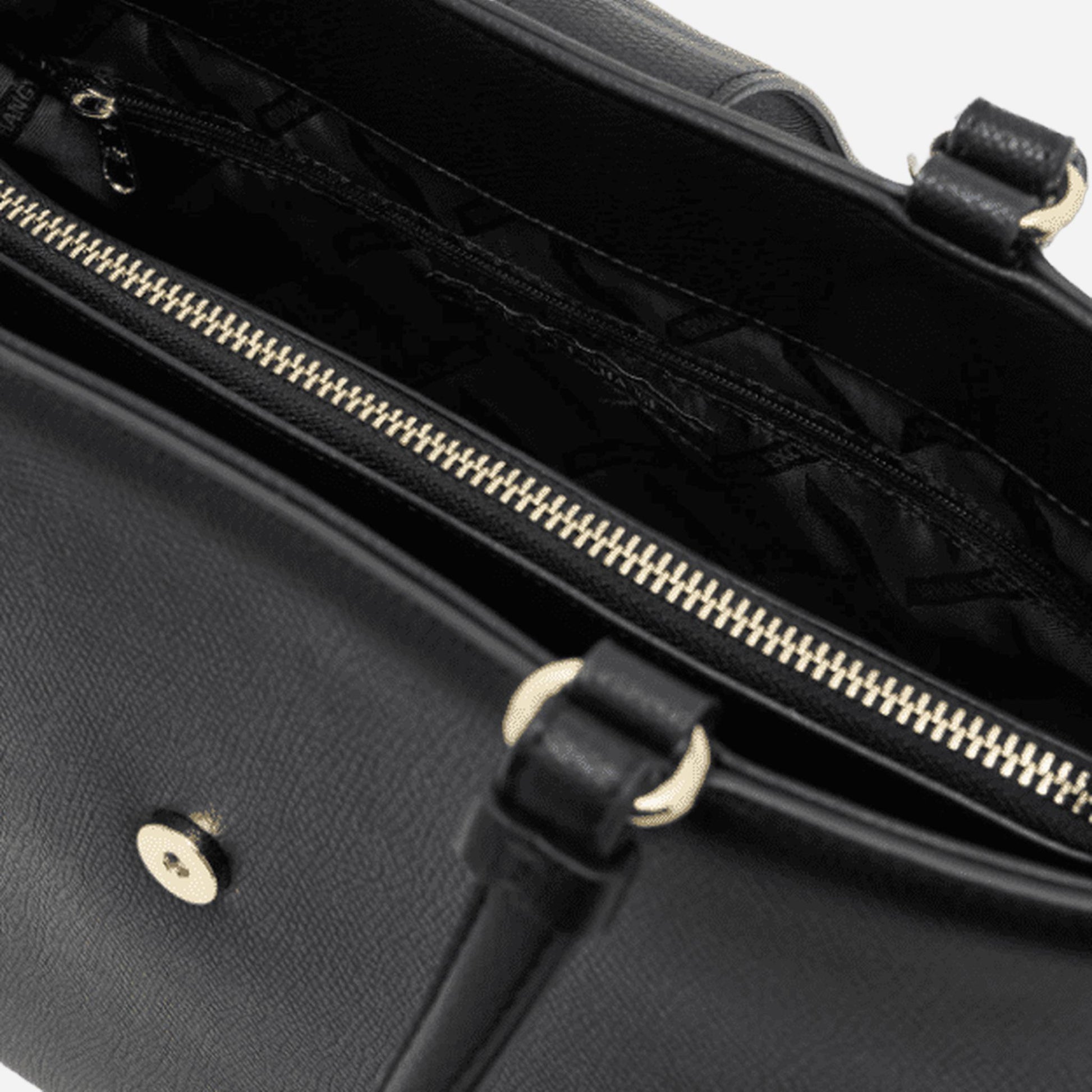 ARMANI EXCHANGE Borsa a mano in ecopelle BLACK 