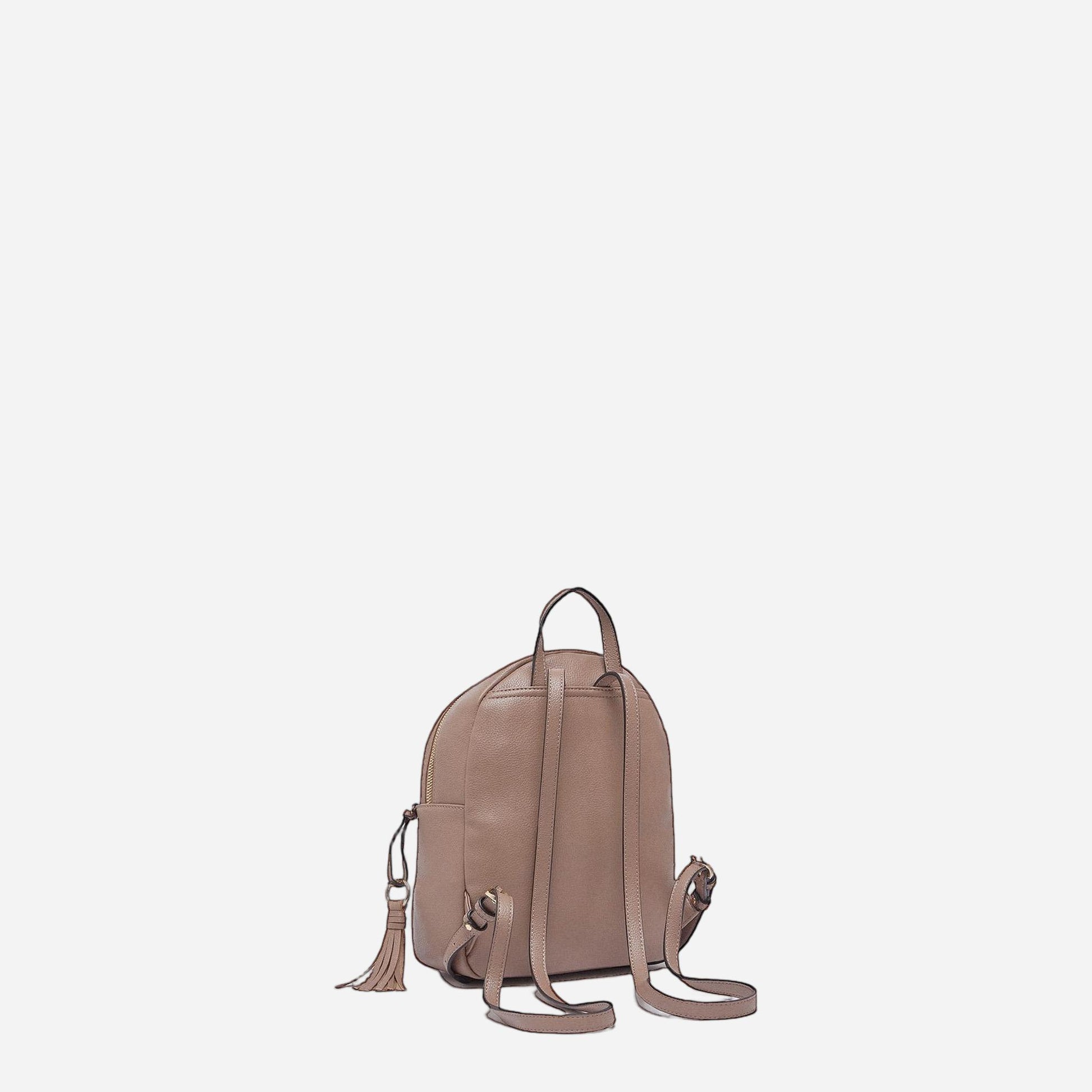 LIU JO Zaino medio con charm MOCHA 