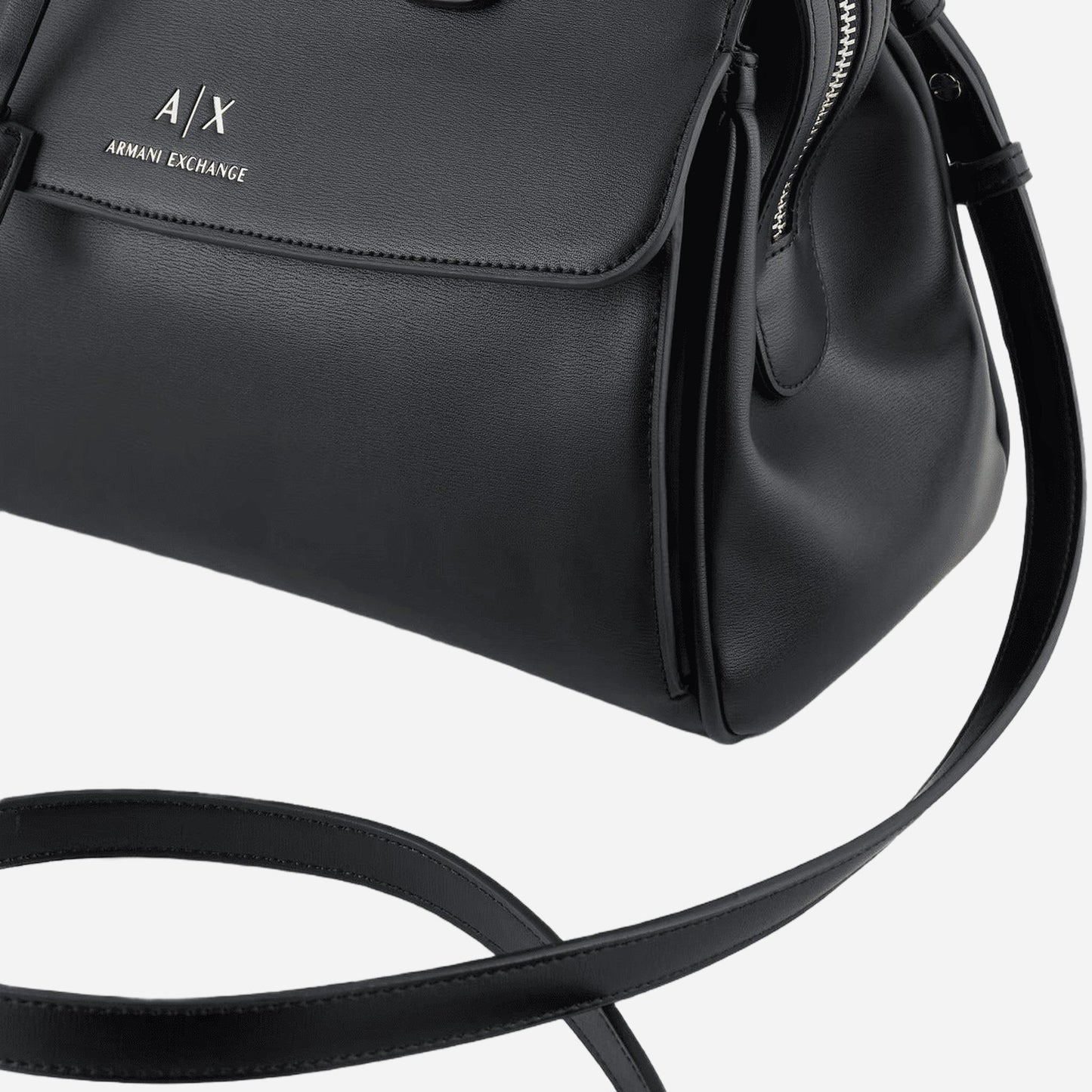 ARMANI EXCHANGE Borsa a mano in ecopelle BLACK 
