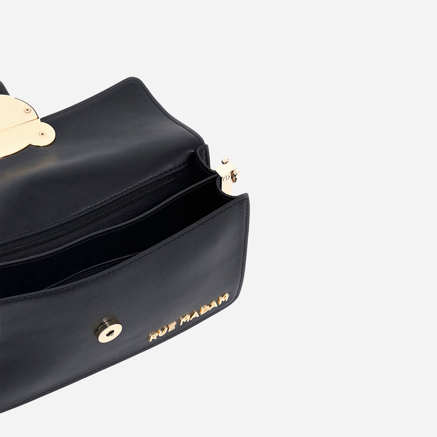 RUE MADAM TEDDY IT-BAG SOFT BLACK 