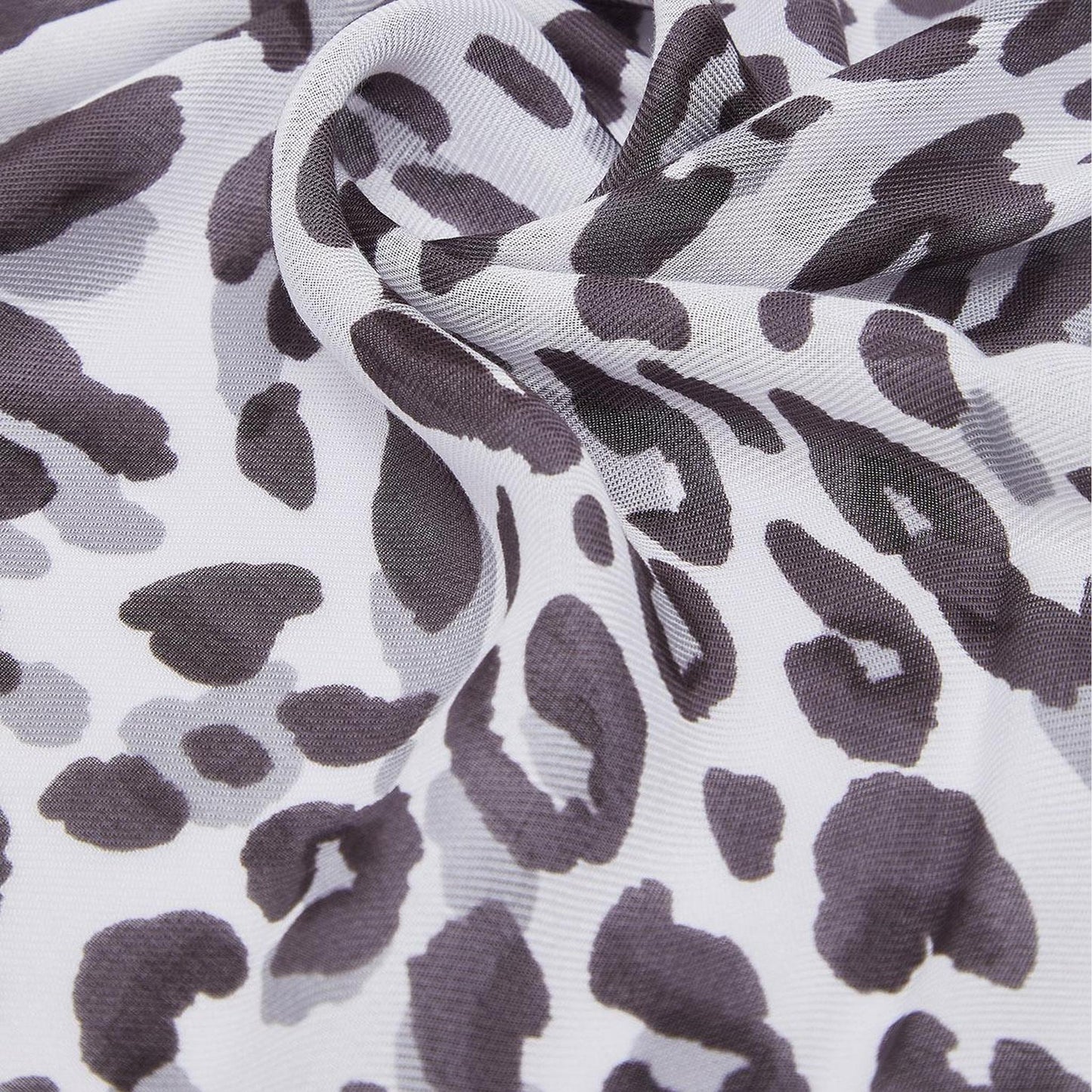 LIU JO Stola animalier Dusty blue 