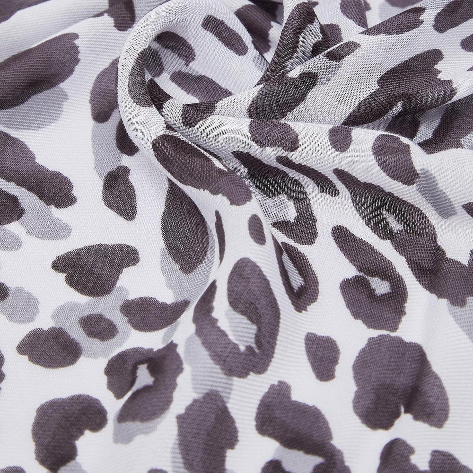 LIU JO Stola animalier Dusty blue 