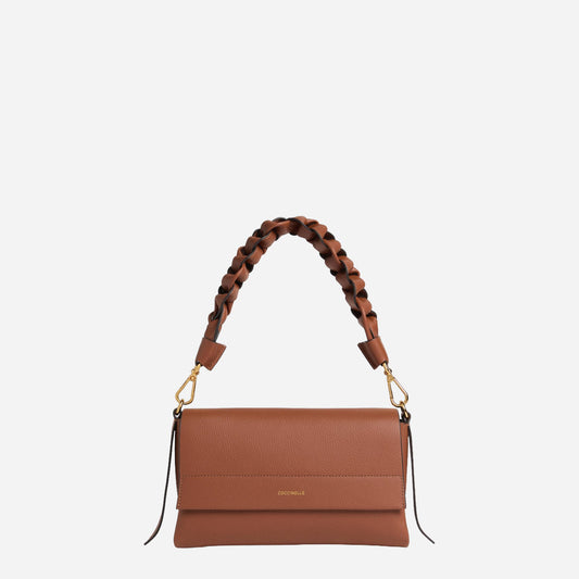 coccinelle Boheme Small COGNAC/NOIR 