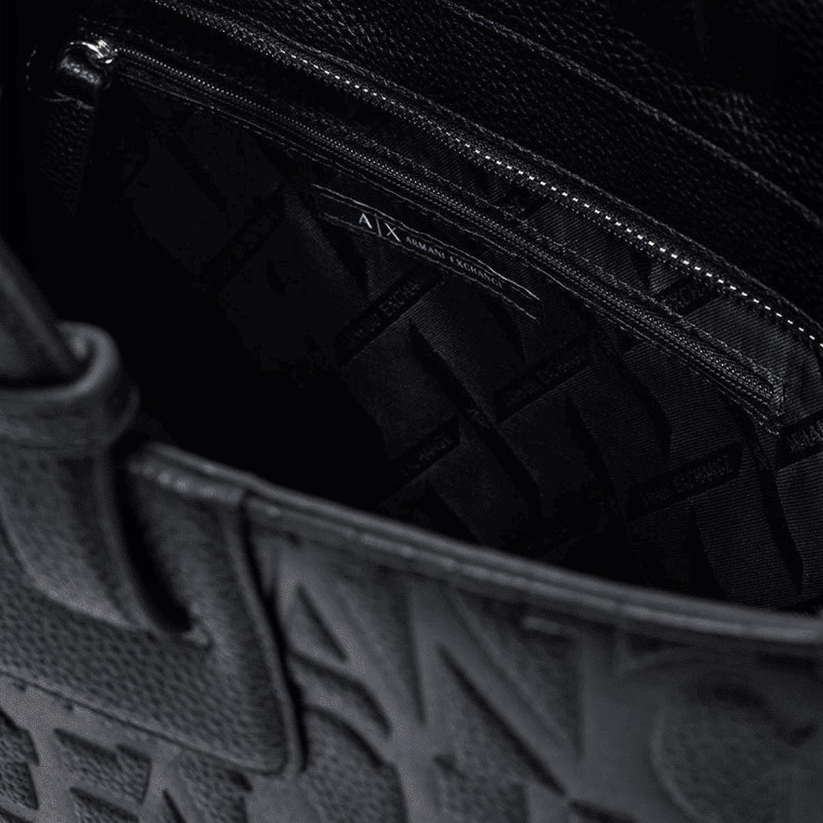 ARMANI EXCHANGE Shopper a spalla BLACK 