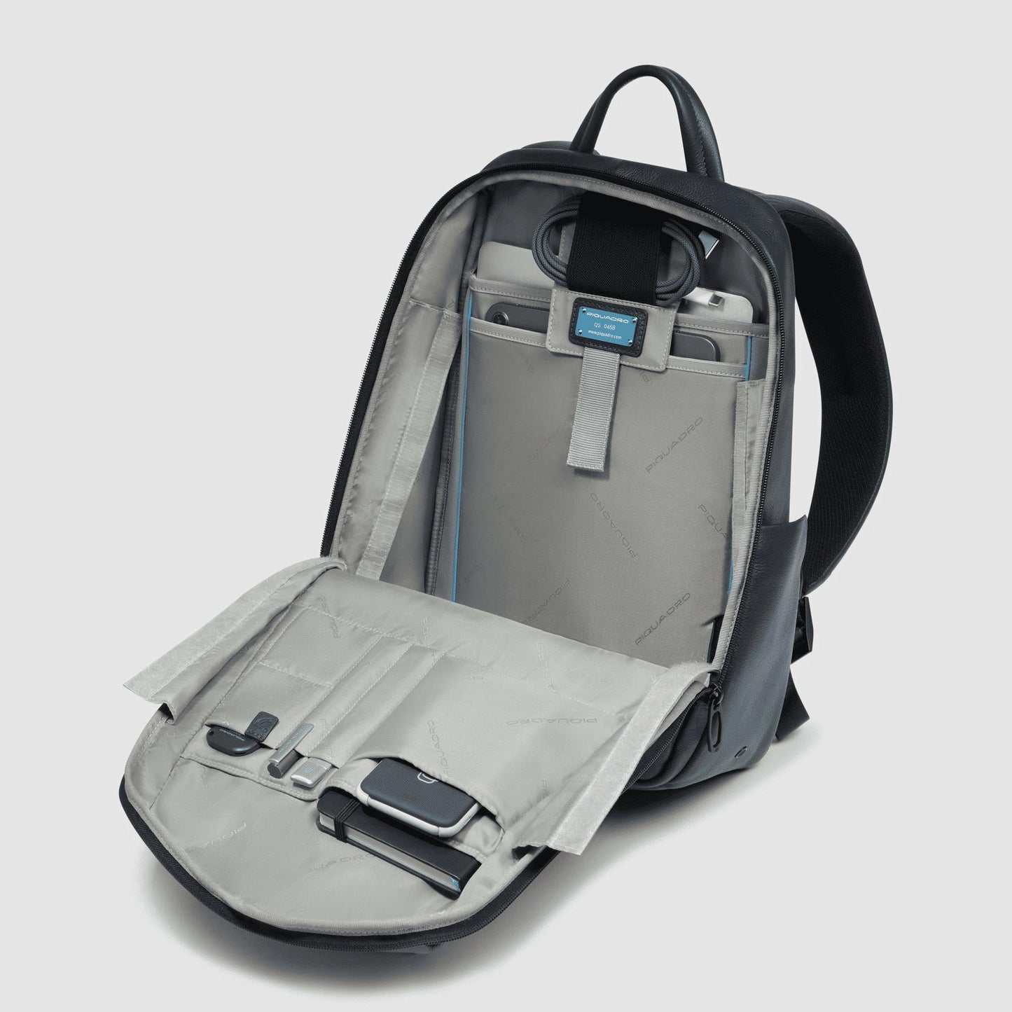 PIQUADRO Zaino uomo porta pc e iPad® Blu 