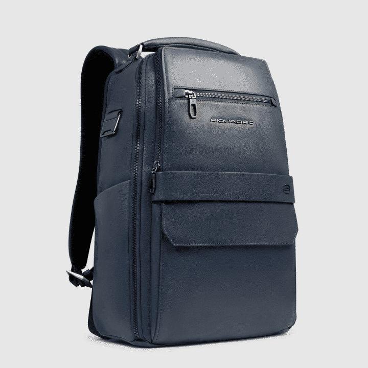 PIQUADRO Zaino porta PC 15,6'' in pelle Avio 