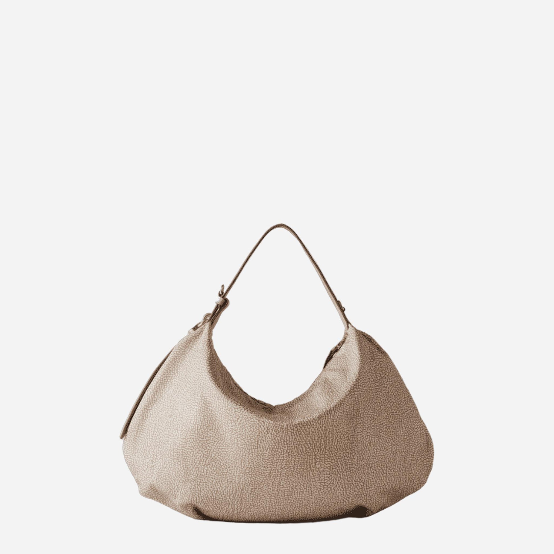 borbonese PRIVE BORSA HOBO MEDIUM Sabbia 
