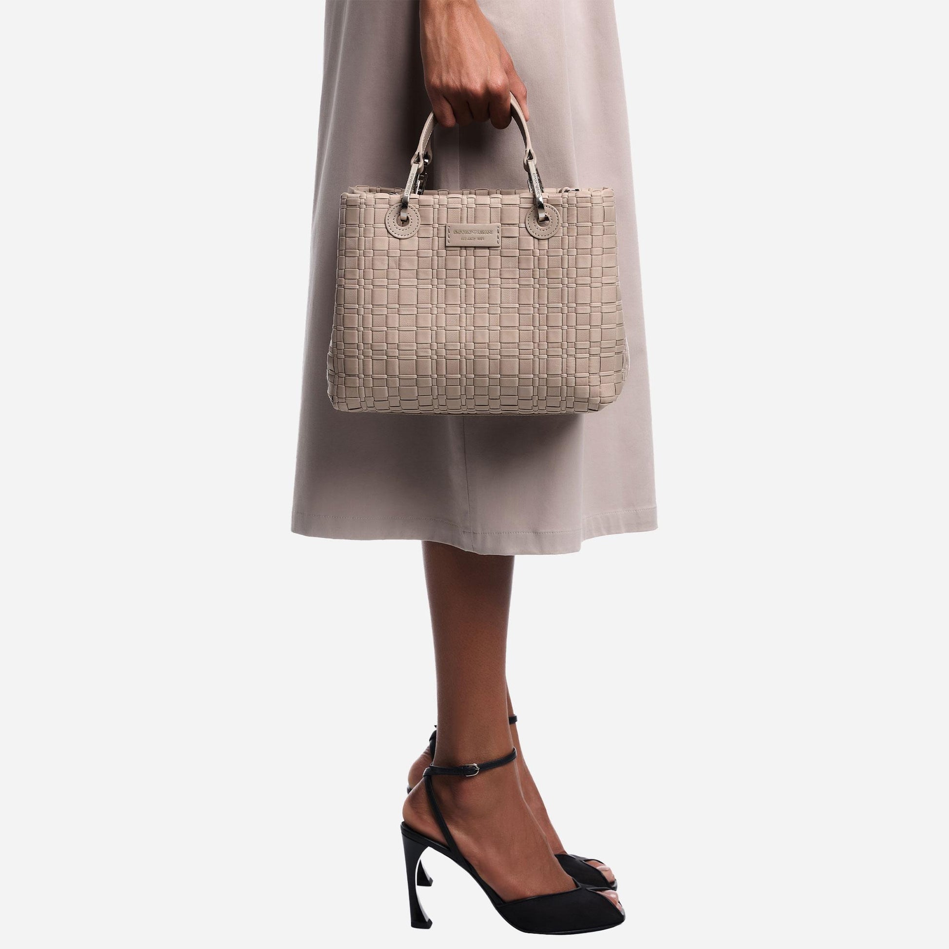 Emporio Armani SHOPPING BAG VISONE 
