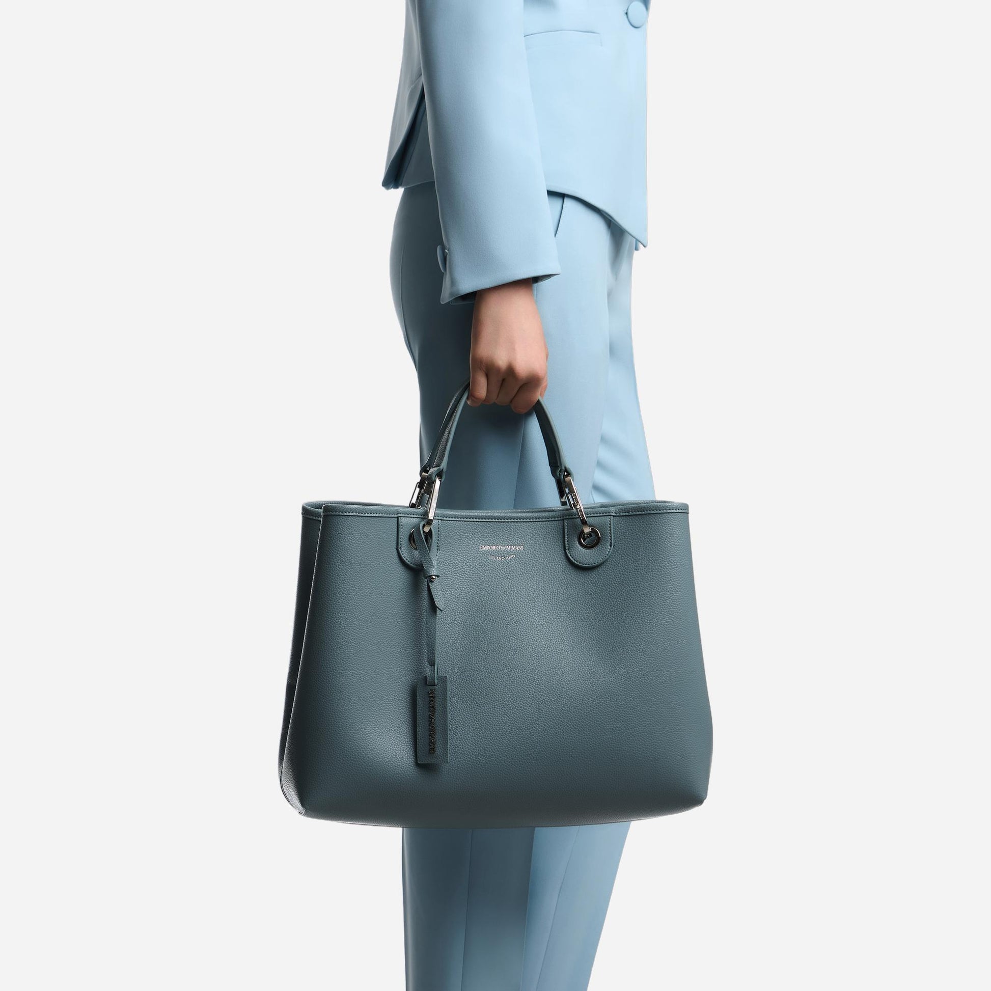 Emporio Armani SHOPPING BAG POLVERE/MOKA 
