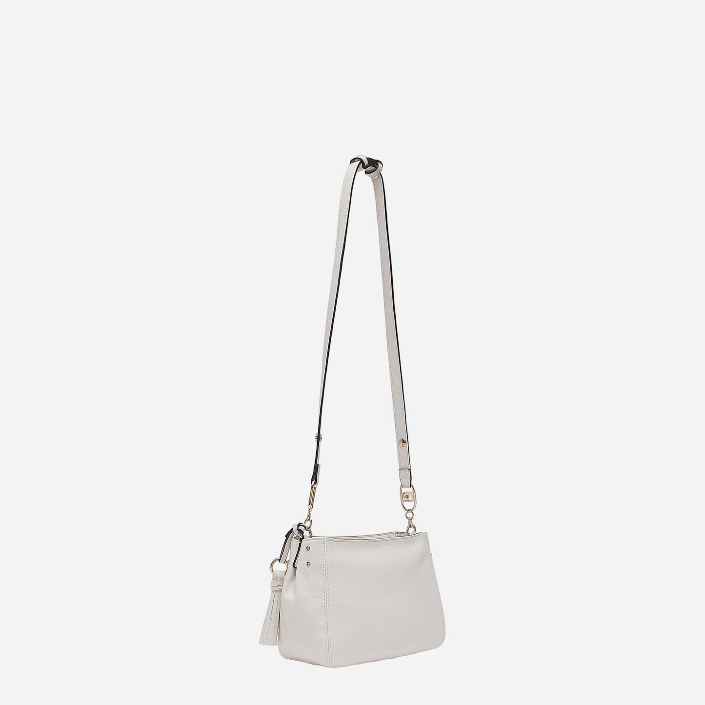 LIU JO Borsa media con charm Cammello 