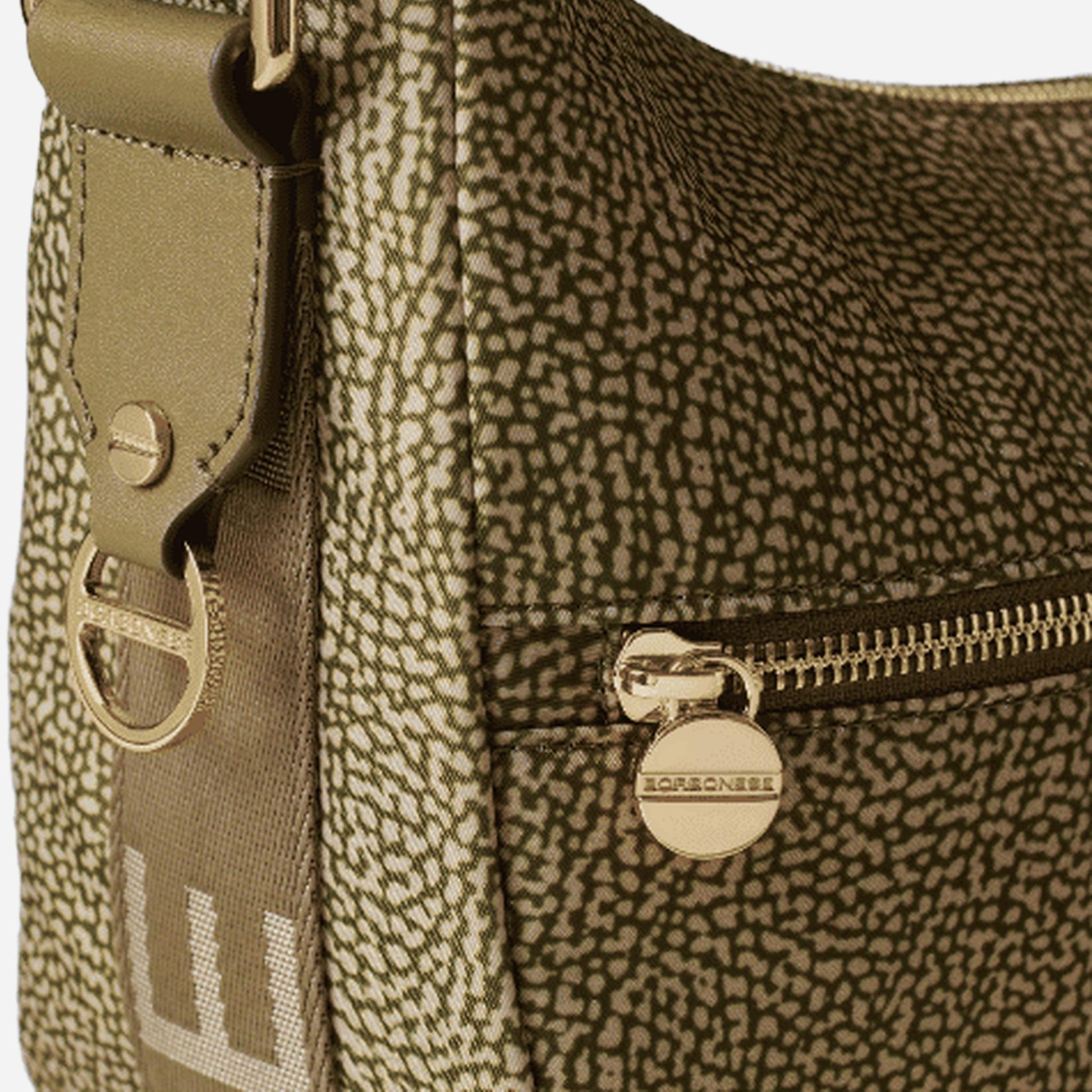 borbonese ECO LINE LUNA BAG MIDDLE Olive 