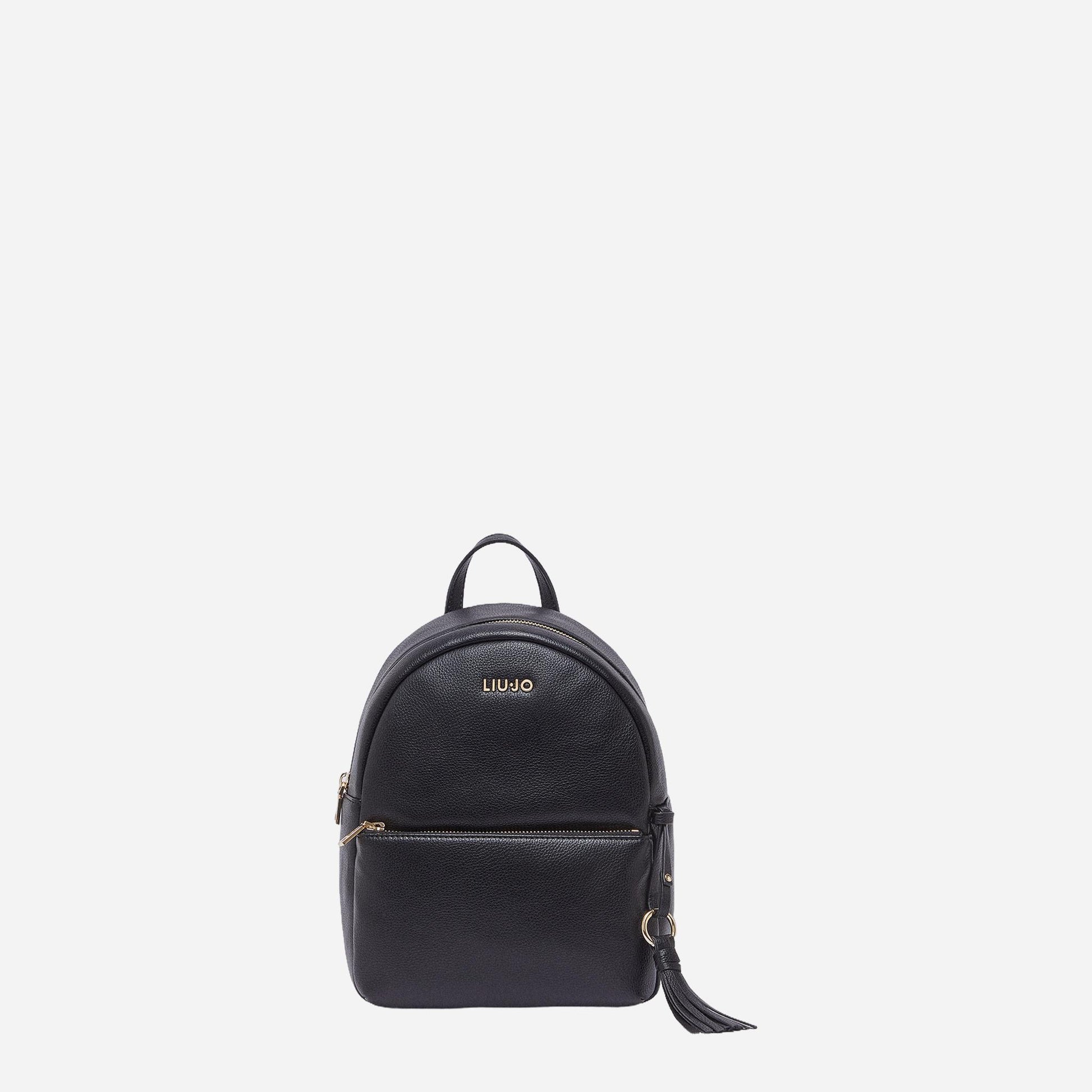LIU JO Zaino medio con charm BLACK 
