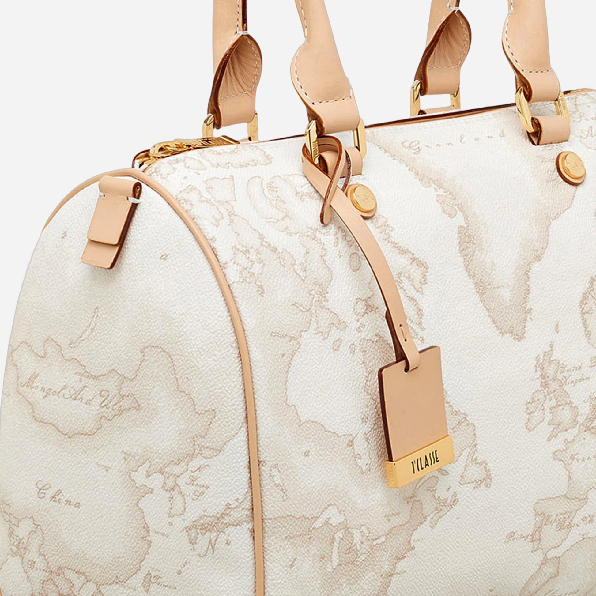 ALVIERO MARTINI Geo White Borsa media a bauletto Geo White 