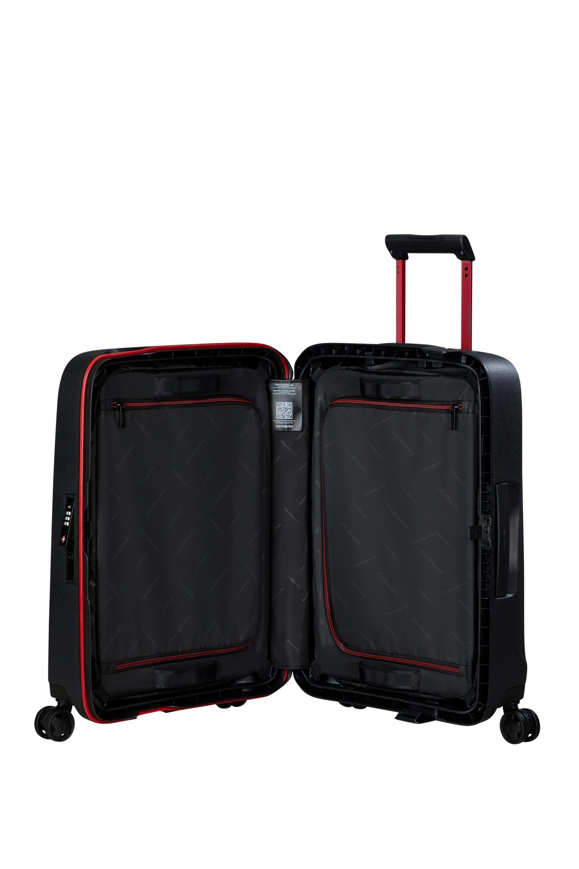 Samsonite ESSENS Trolley Cabina CHARCOAL/RED 