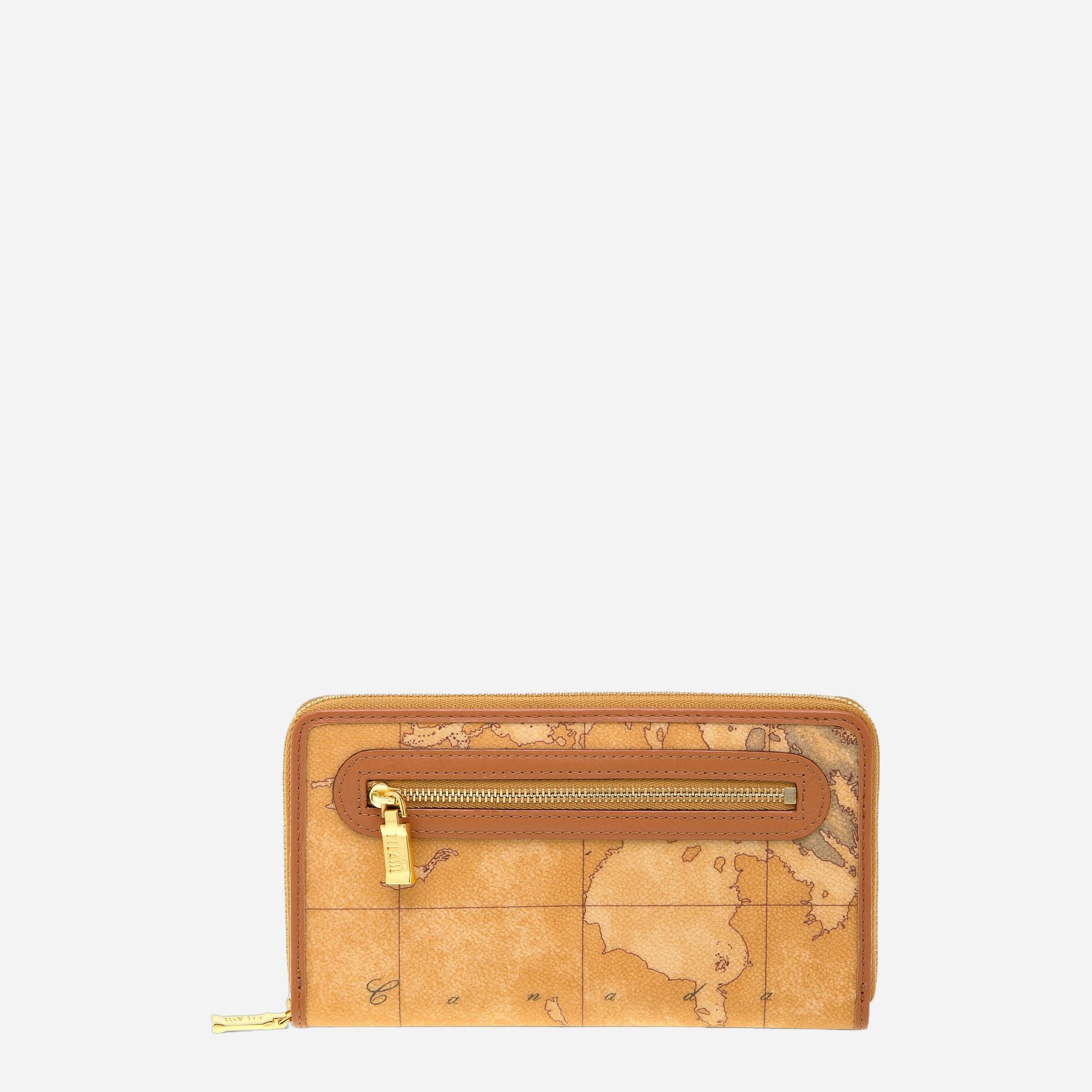 ALVIERO MARTINI Geo Classic Portafogli grande con zip e tasca Geo Classic 