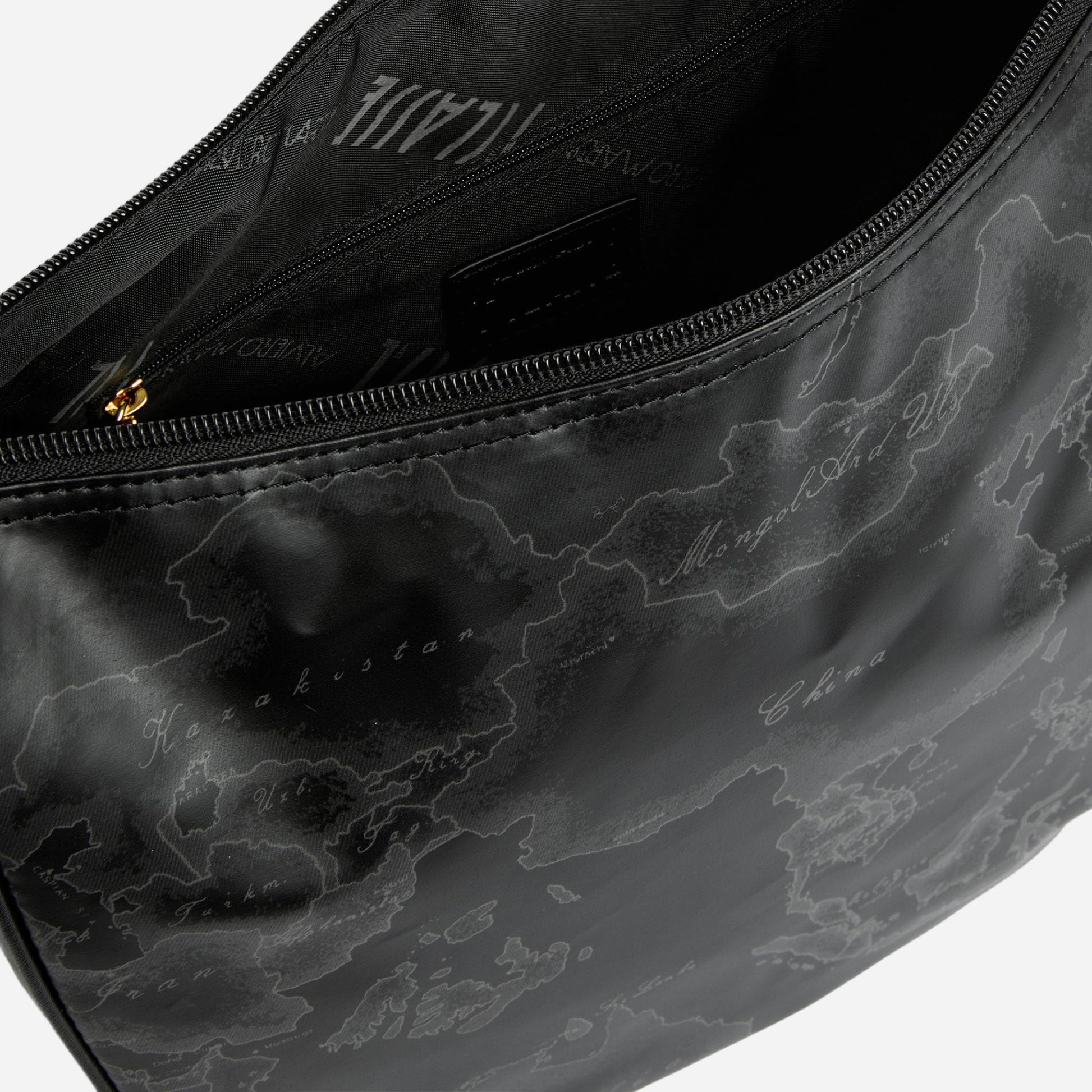 ALVIERO MARTINI Geo Soft Black tracolla a mezzaluna media Geo Black 