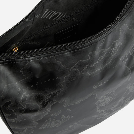 ALVIERO MARTINI Geo Soft Black tracolla a mezzaluna media Geo Black 