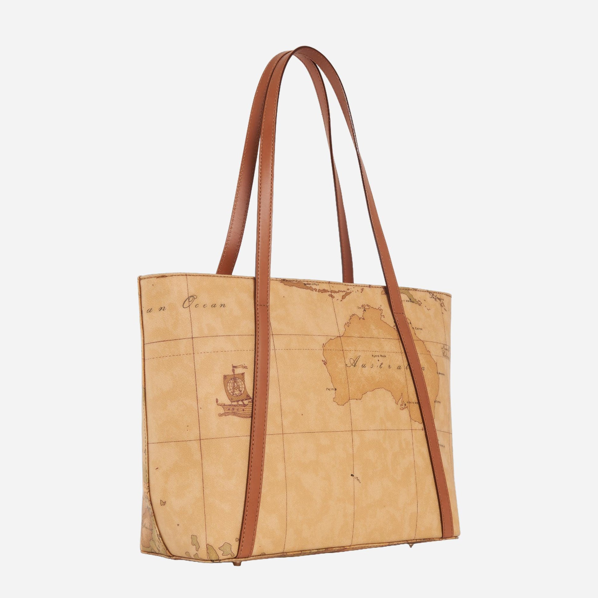 ALVIERO MARTINI Geo Classic Shopping bag con borchiette media Geo Classic 
