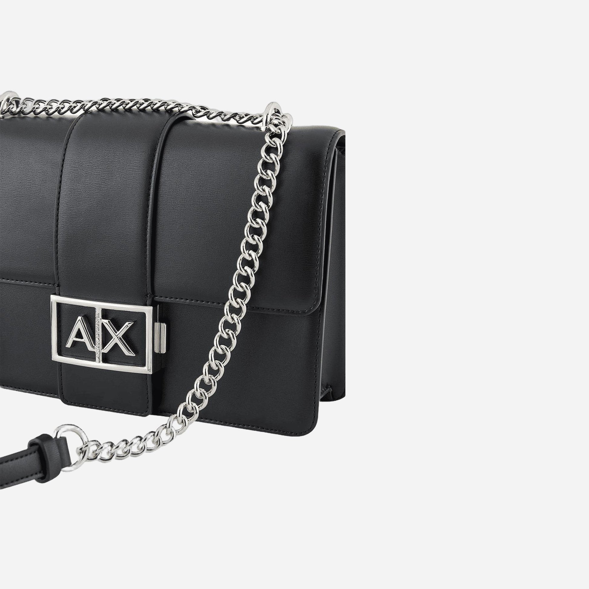 ARMANI EXCHANGE Messenger piccola a tracolla BLACK 