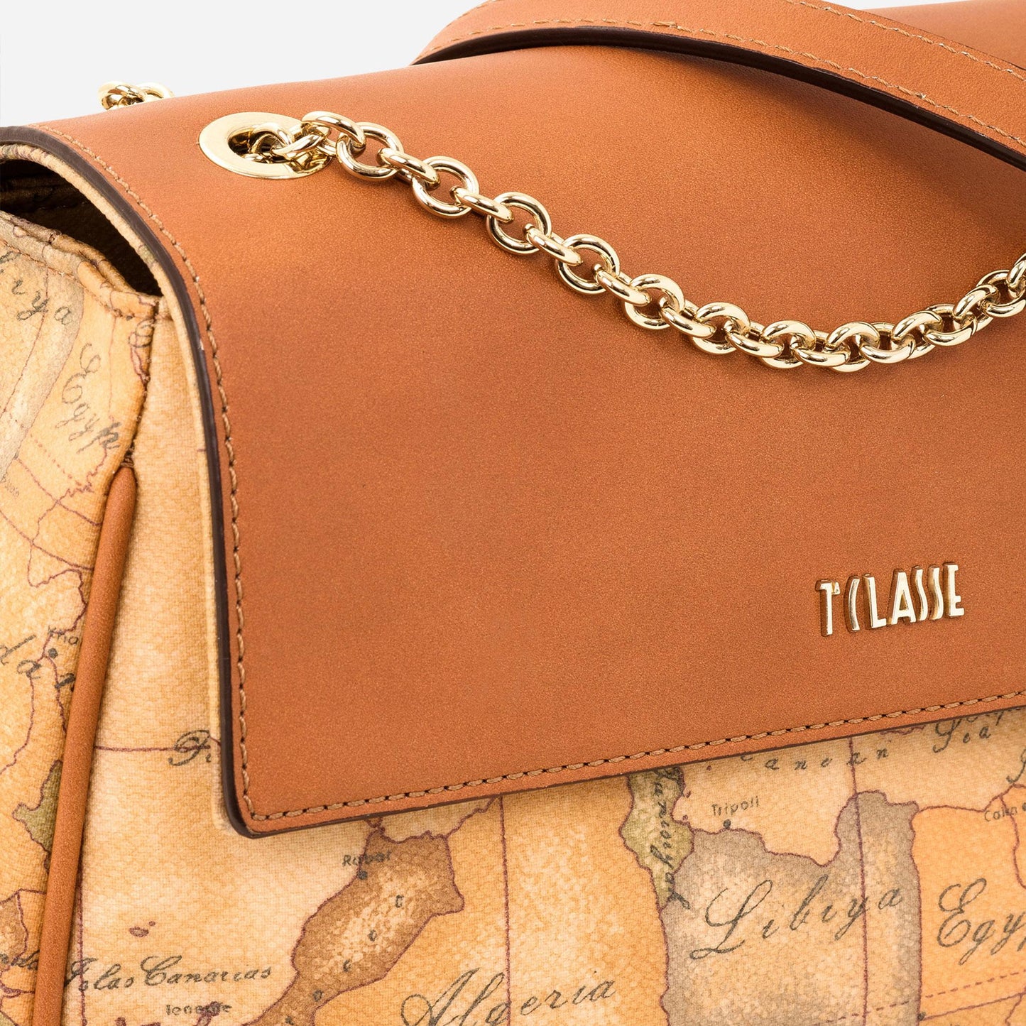 ALVIERO MARTINI Geo Classic Borsa mini con battente in pelle Geo Classic 