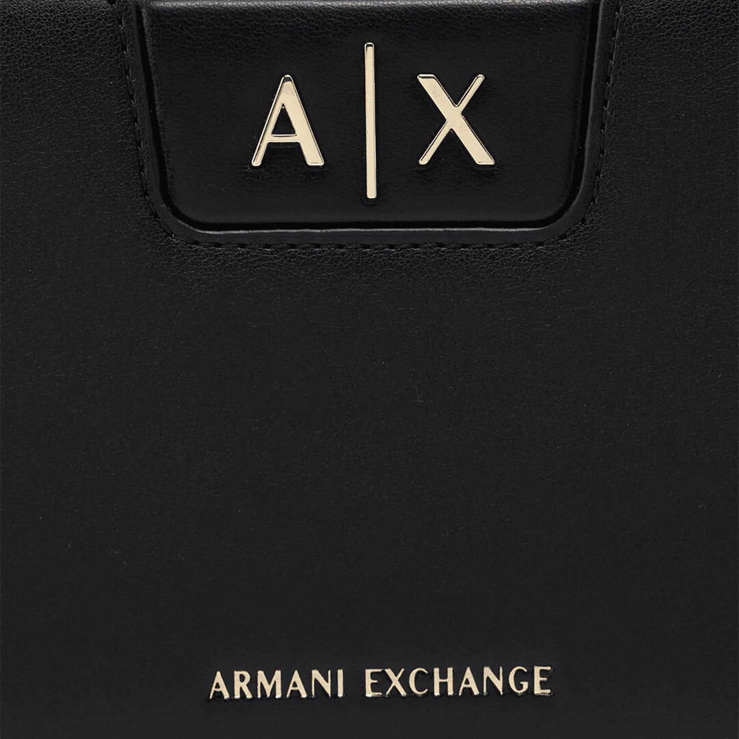 ARMANI EXCHANGE Amelie Portafoglio con portamonete zip BLACK 