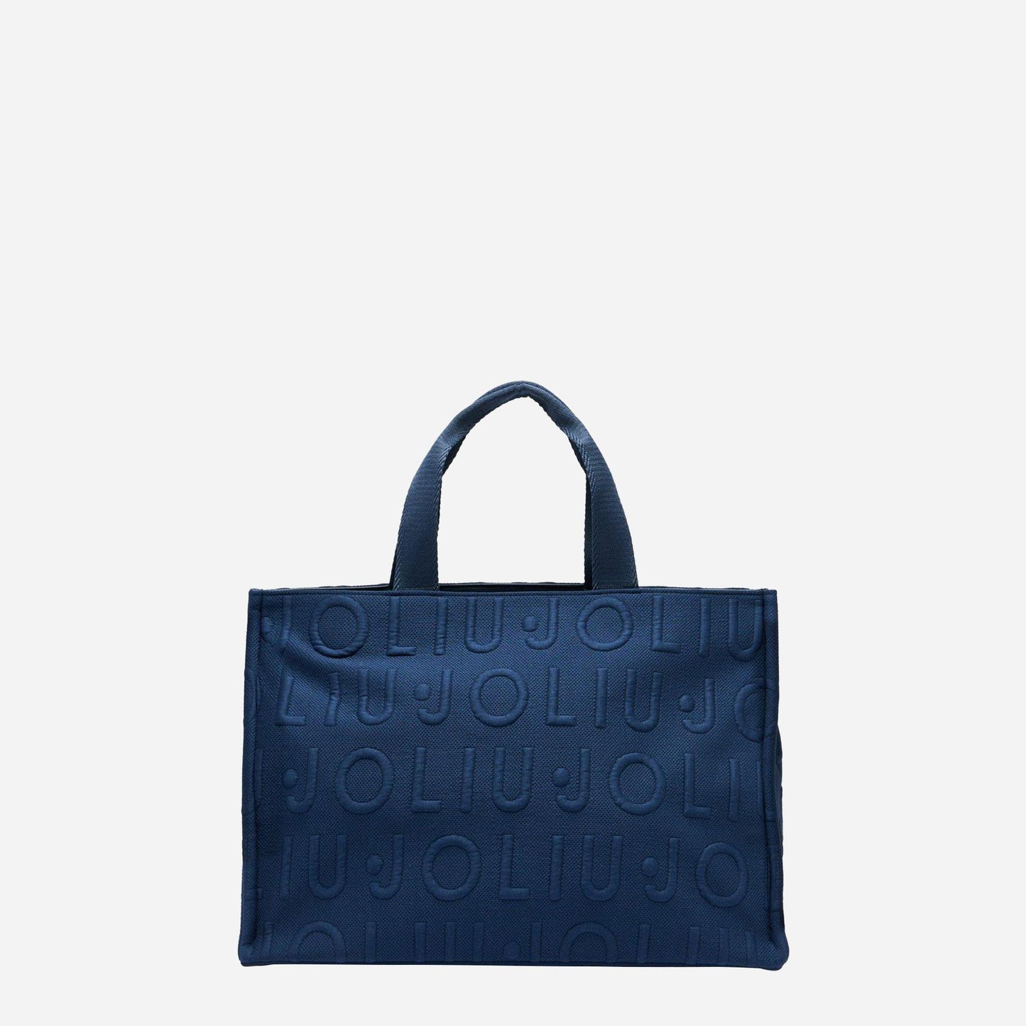 LIU JO Borsa tote media in maglia Blue sky 