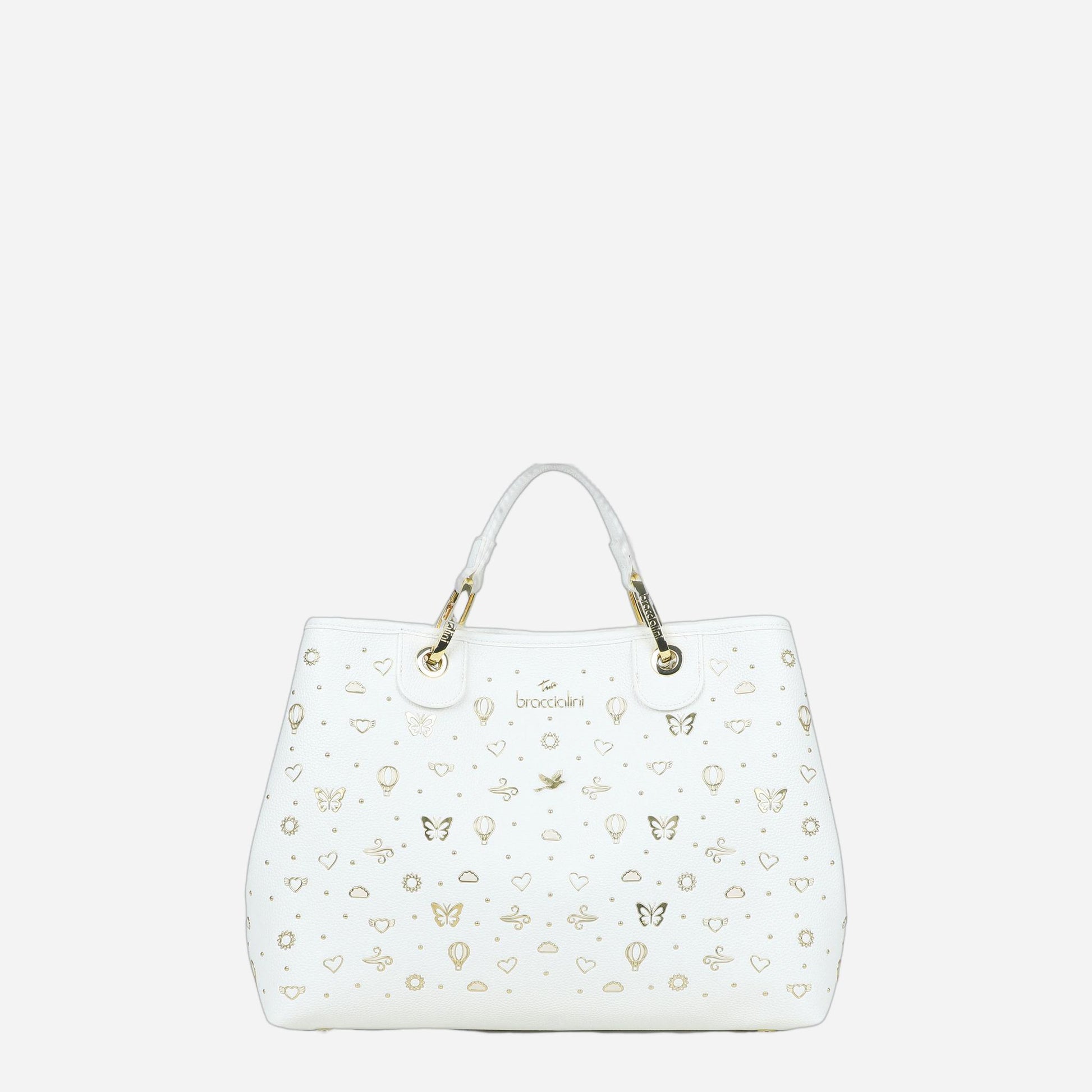 Braccialini Beth Strass Bianco 
