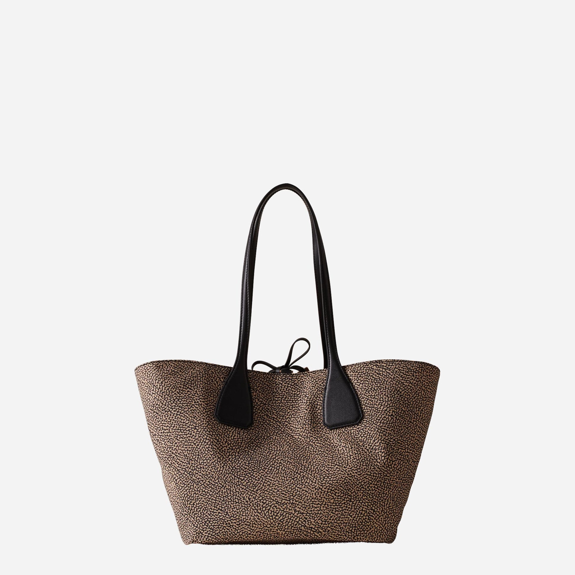 borbonese BORSA SHOPPING M. OP NATURALE/NERO 