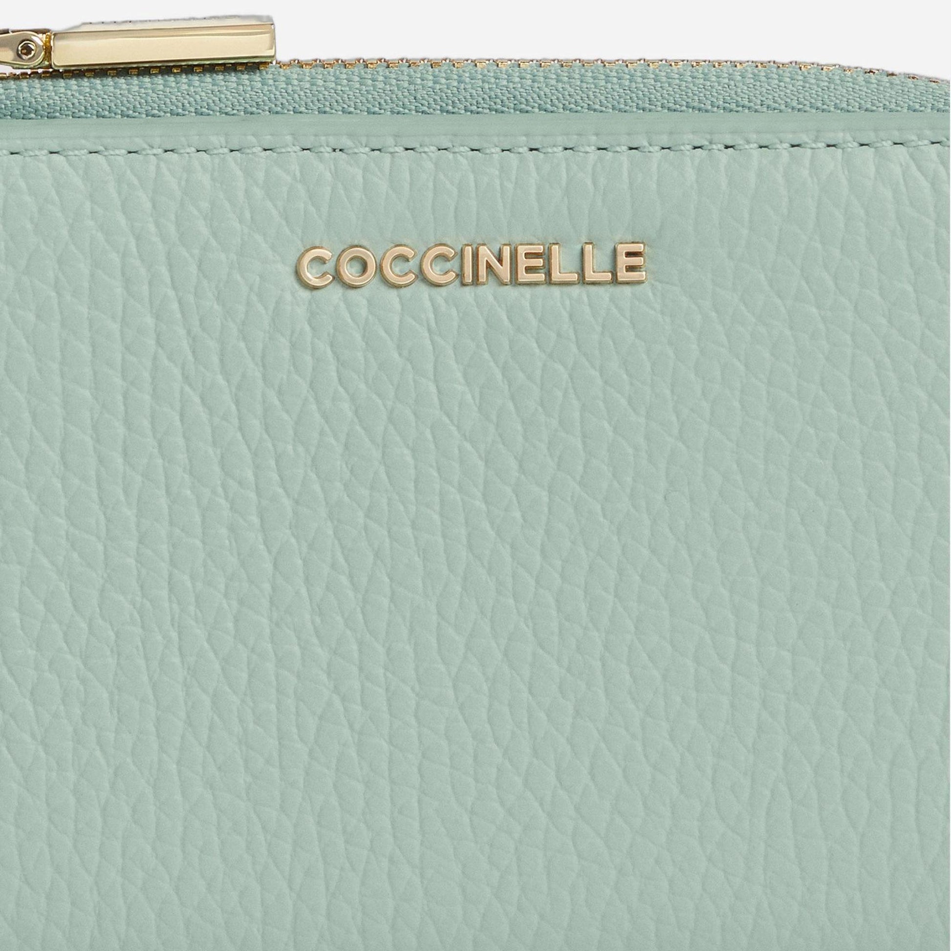 coccinelle Metallic Small AQUAMARINE 