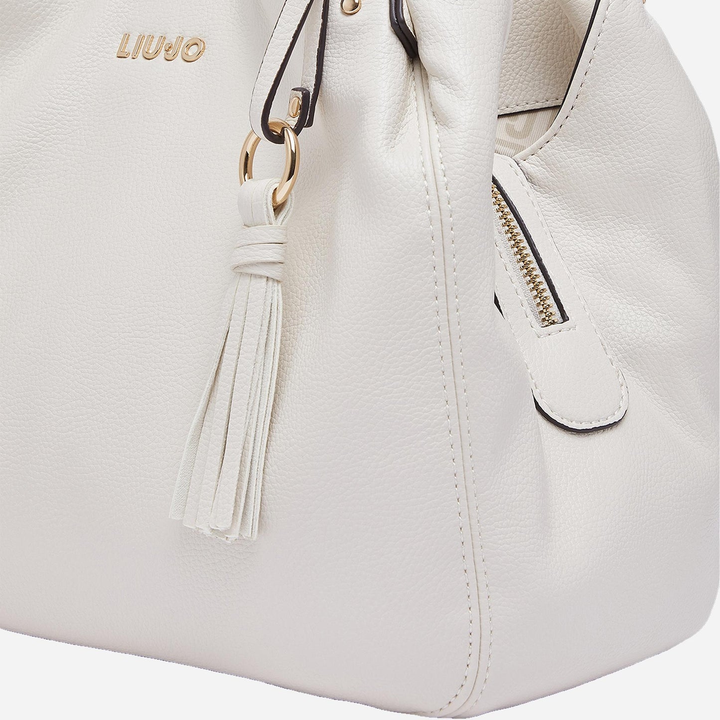 LIU JO Borsa a spalla media CREAM 