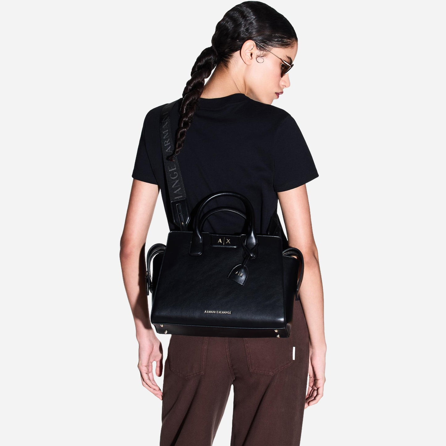 ARMANI EXCHANGE Shopping Bag BLACK 