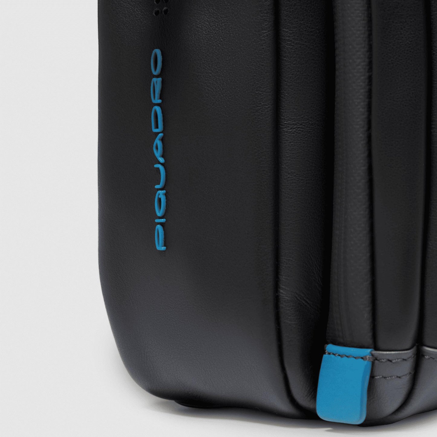 PIQUADRO Borsa messenger uomo in pelle porta pc Nero/grigio 