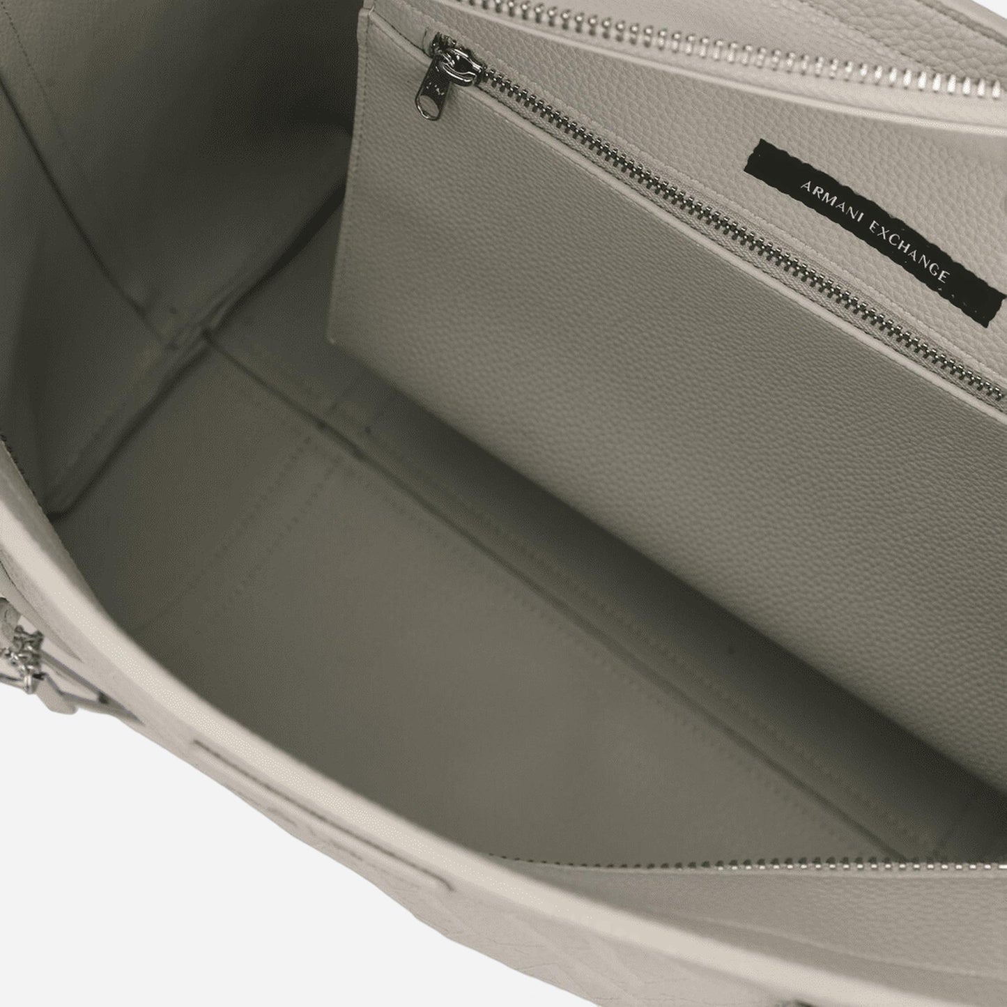 ARMANI EXCHANGE Silvye Monogram borsa shopping a spalla DUST/DUST 