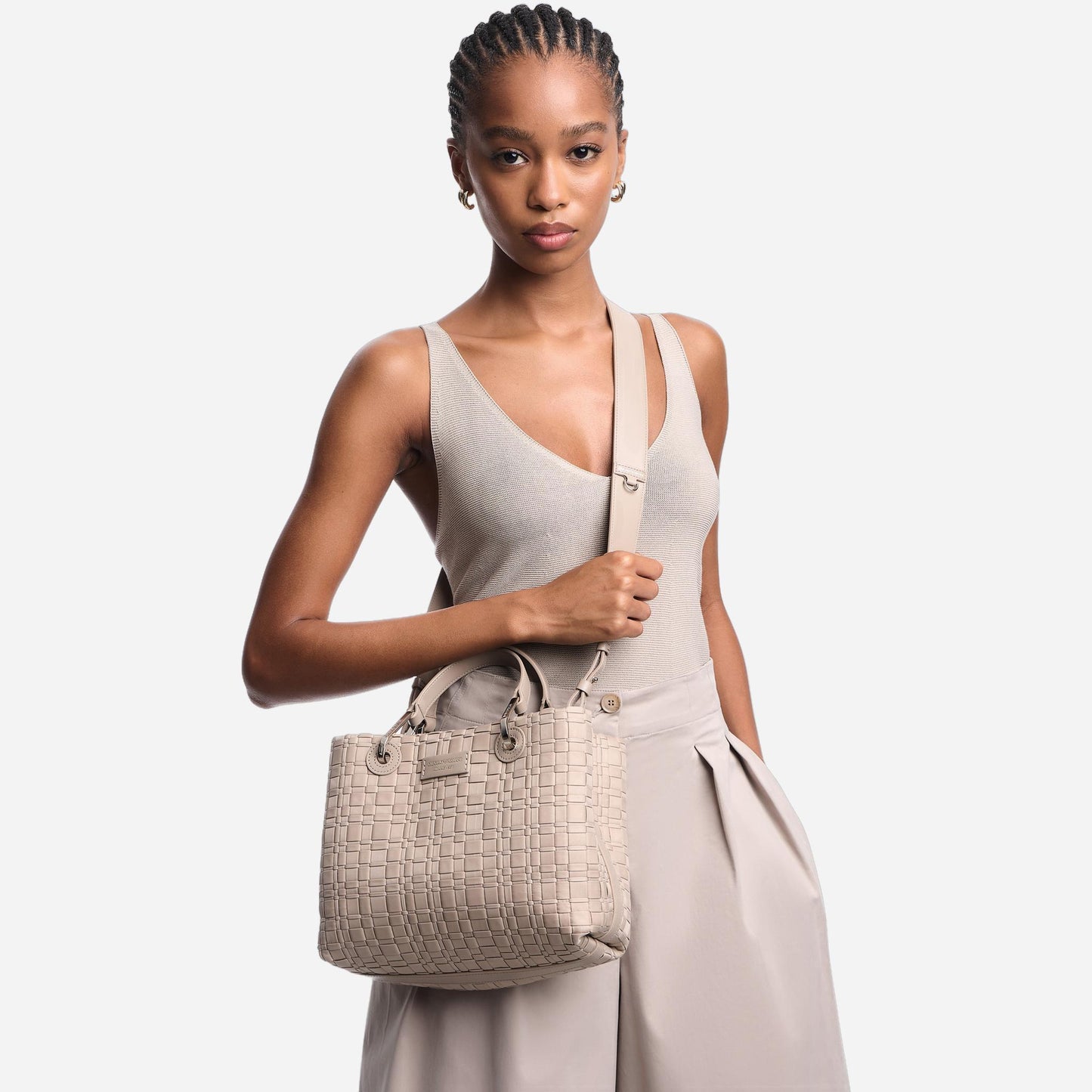 Emporio Armani SHOPPING BAG VISONE 