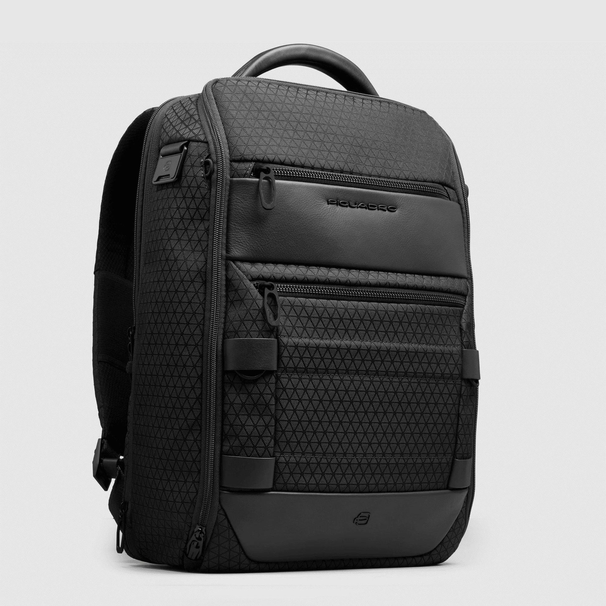 PIQUADRO Zaino da viaggio modulare porta pc e iPad® Nero 