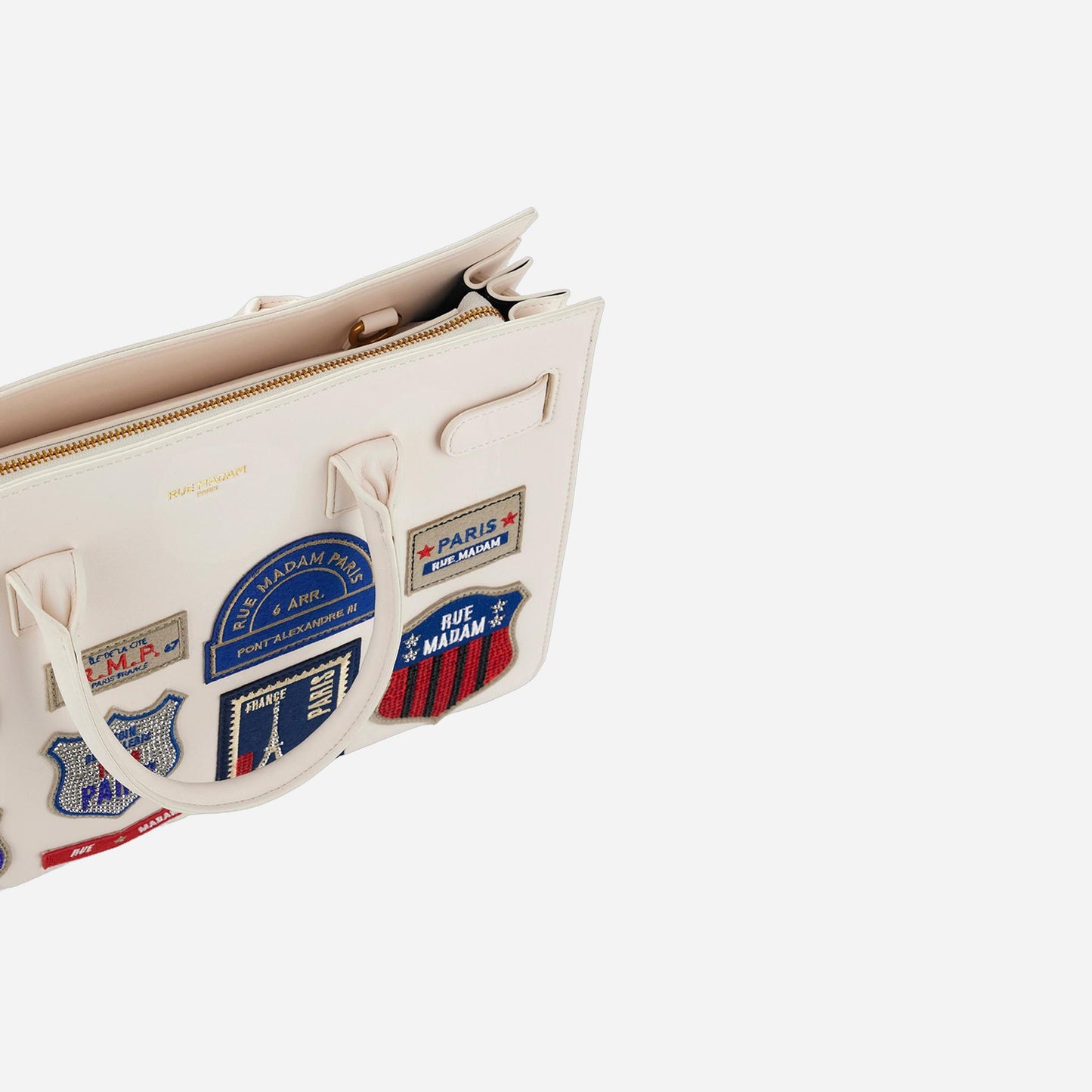 RUE MADAM ST.GERMAIN TOTE Off White 