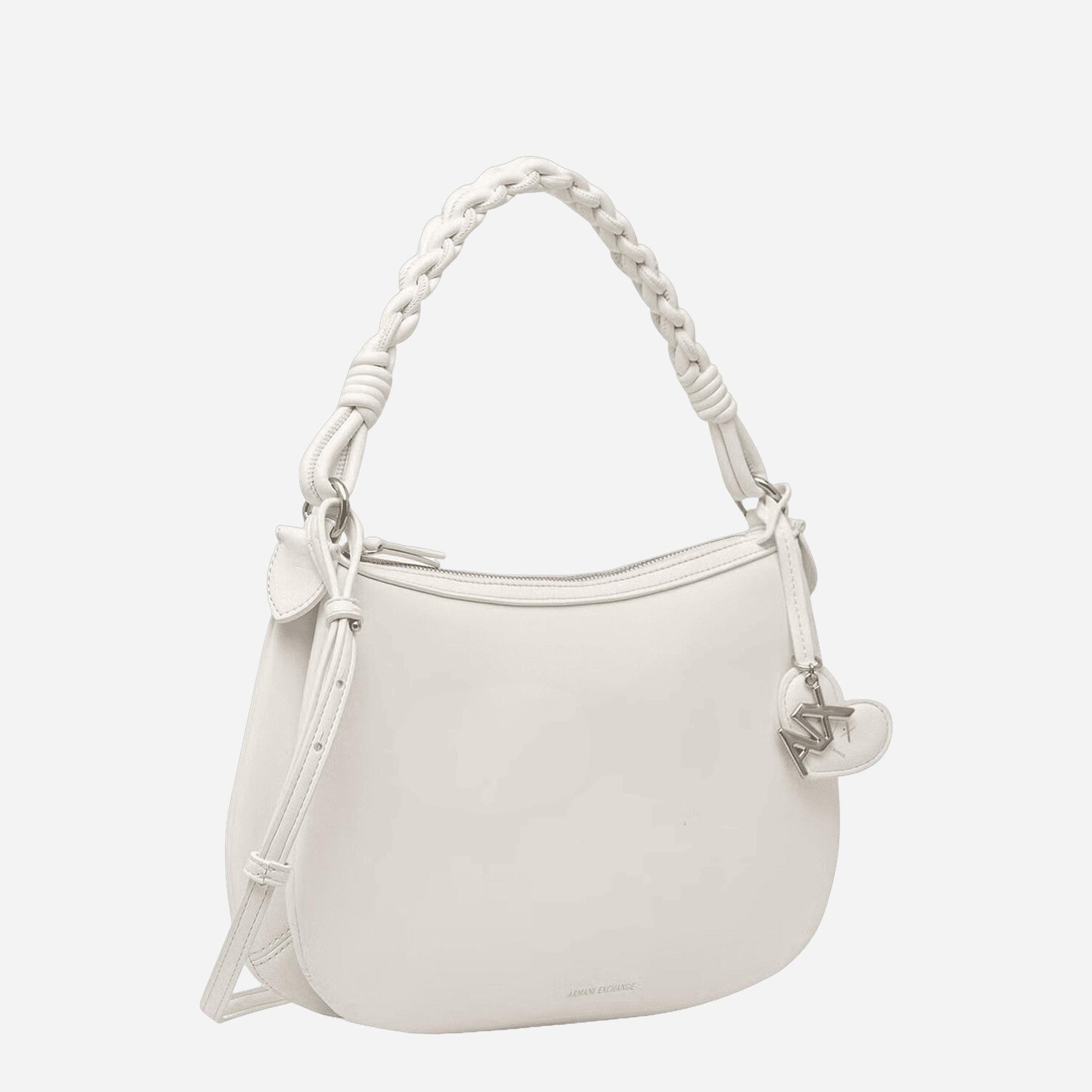 ARMANI EXCHANGE Maya Borsa a mano con tracolla Off White 