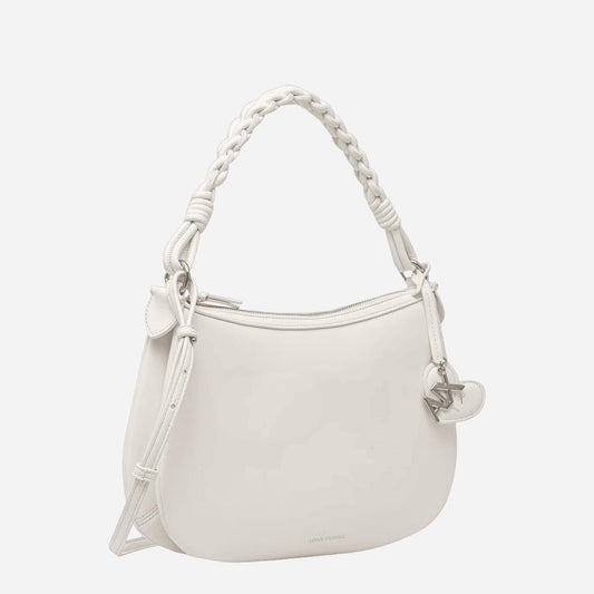 ARMANI EXCHANGE Maya Borsa a mano con tracolla Off White 