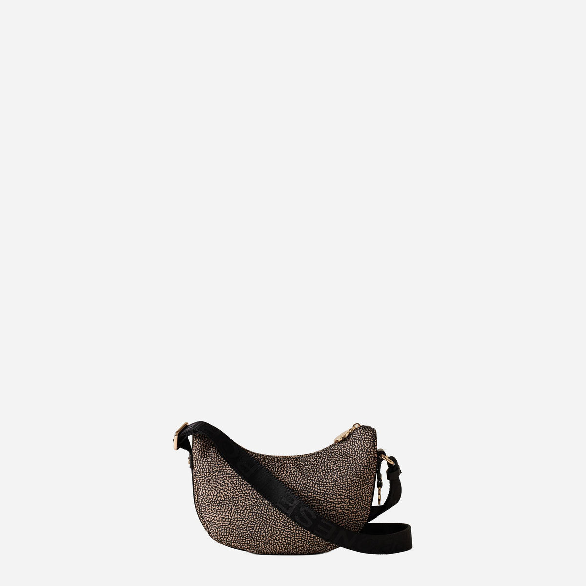 borbonese ECO LINE LUNA BAG MINI OP NATURALE/NERO 