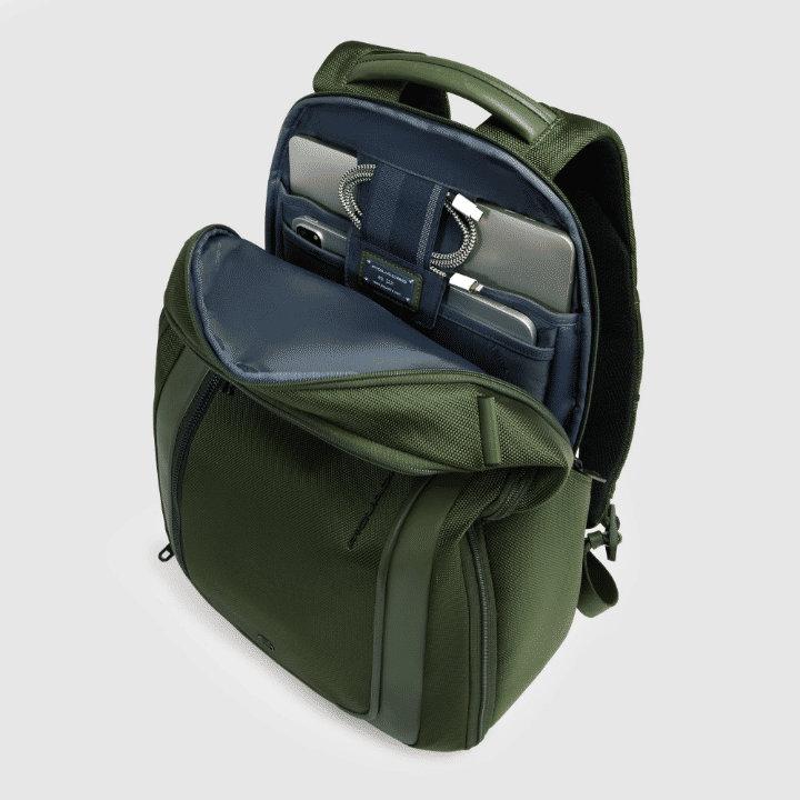 PIQUADRO Zaino porta PC15,6'' Verde 