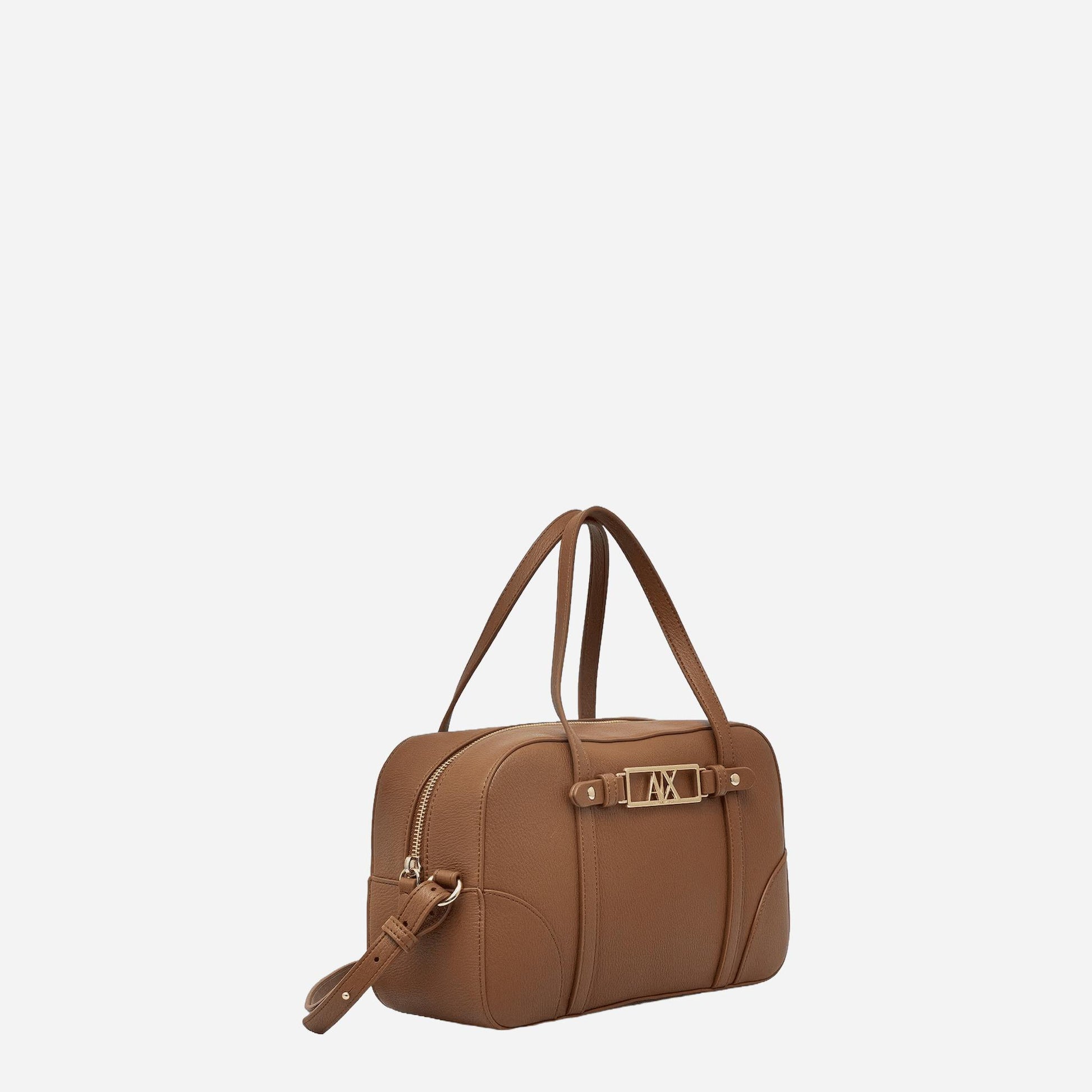 ARMANI EXCHANGE Borsa a mano a tracolla strutturata SALINE CLAY 