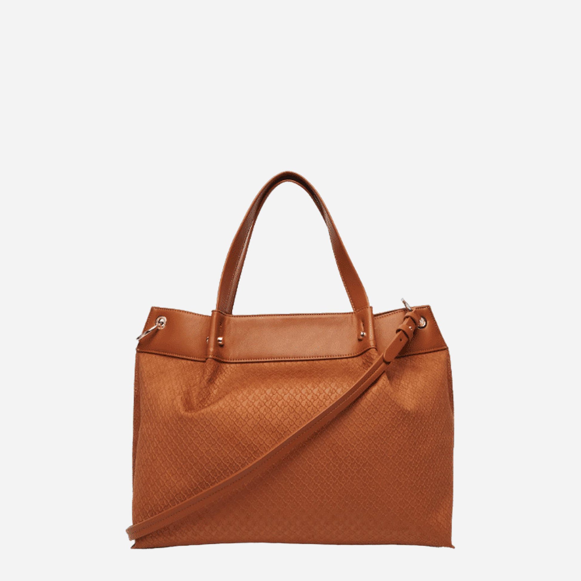 ARMANI EXCHANGE Shopper capiente in tessuto SALINE CLAY 