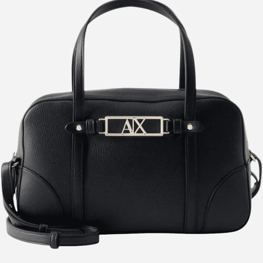 ARMANI EXCHANGE Borsa piccola a mano ecopelle BLACK 