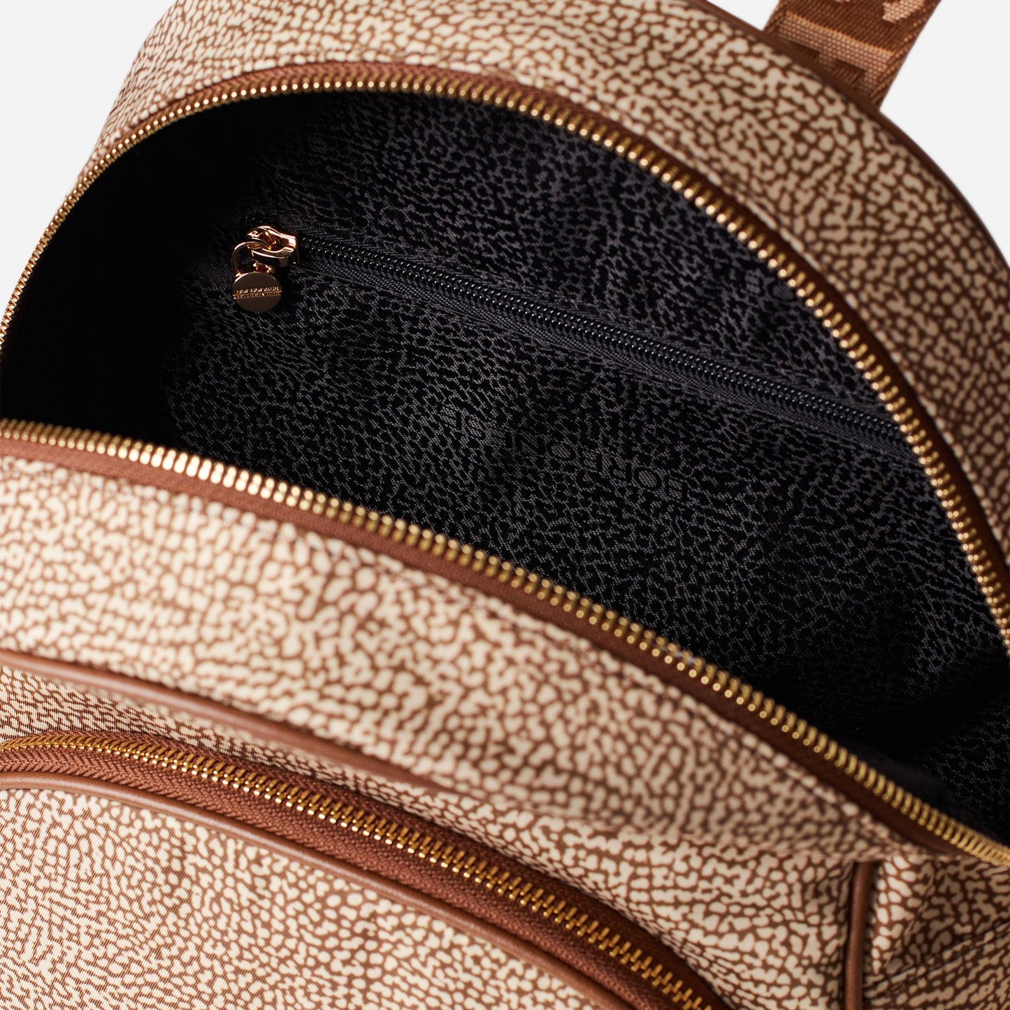 borbonese ZAINO MEDIUM Beige/marrone 